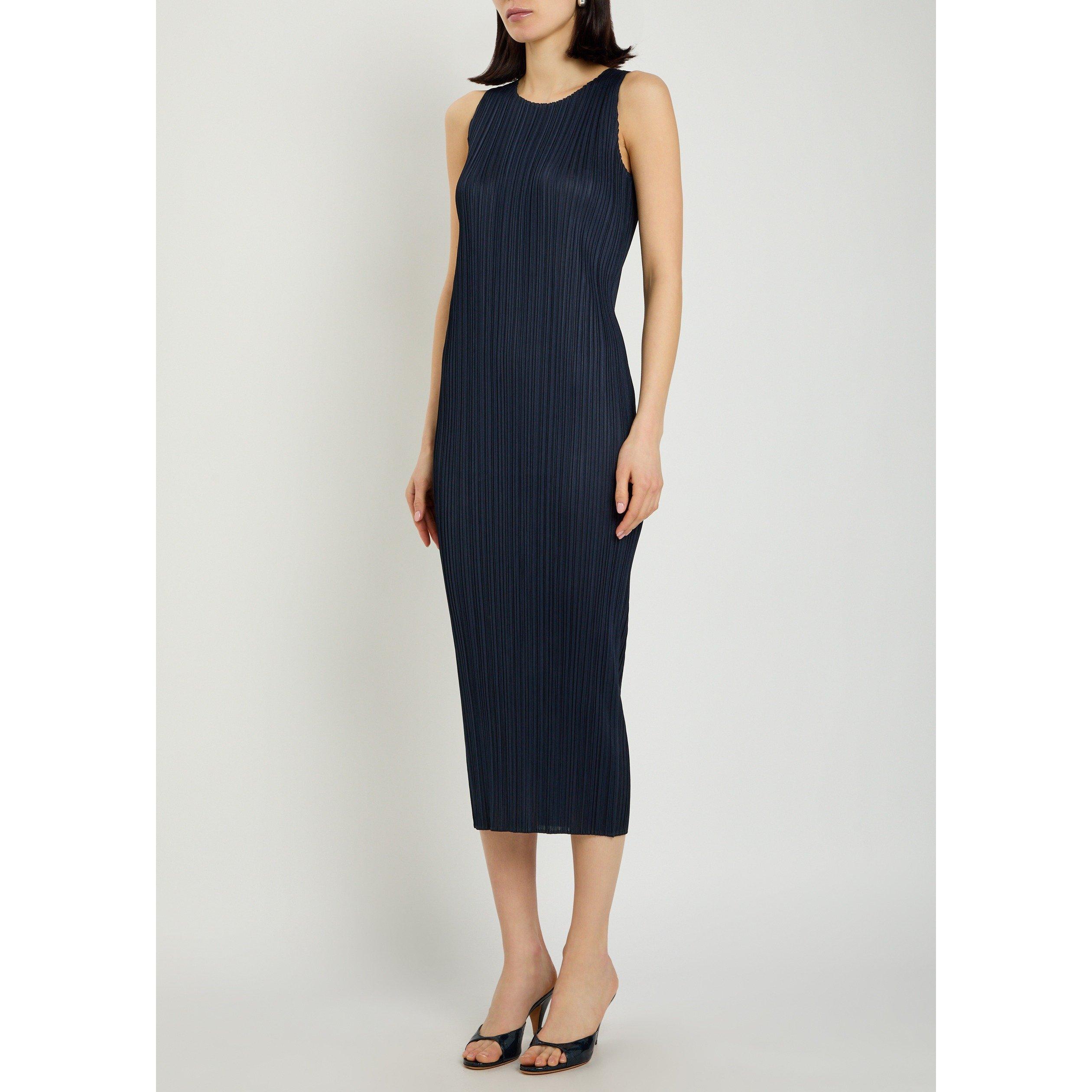 NAVY - Issey Miyake - Women's Pleated Maxi Dress - 2