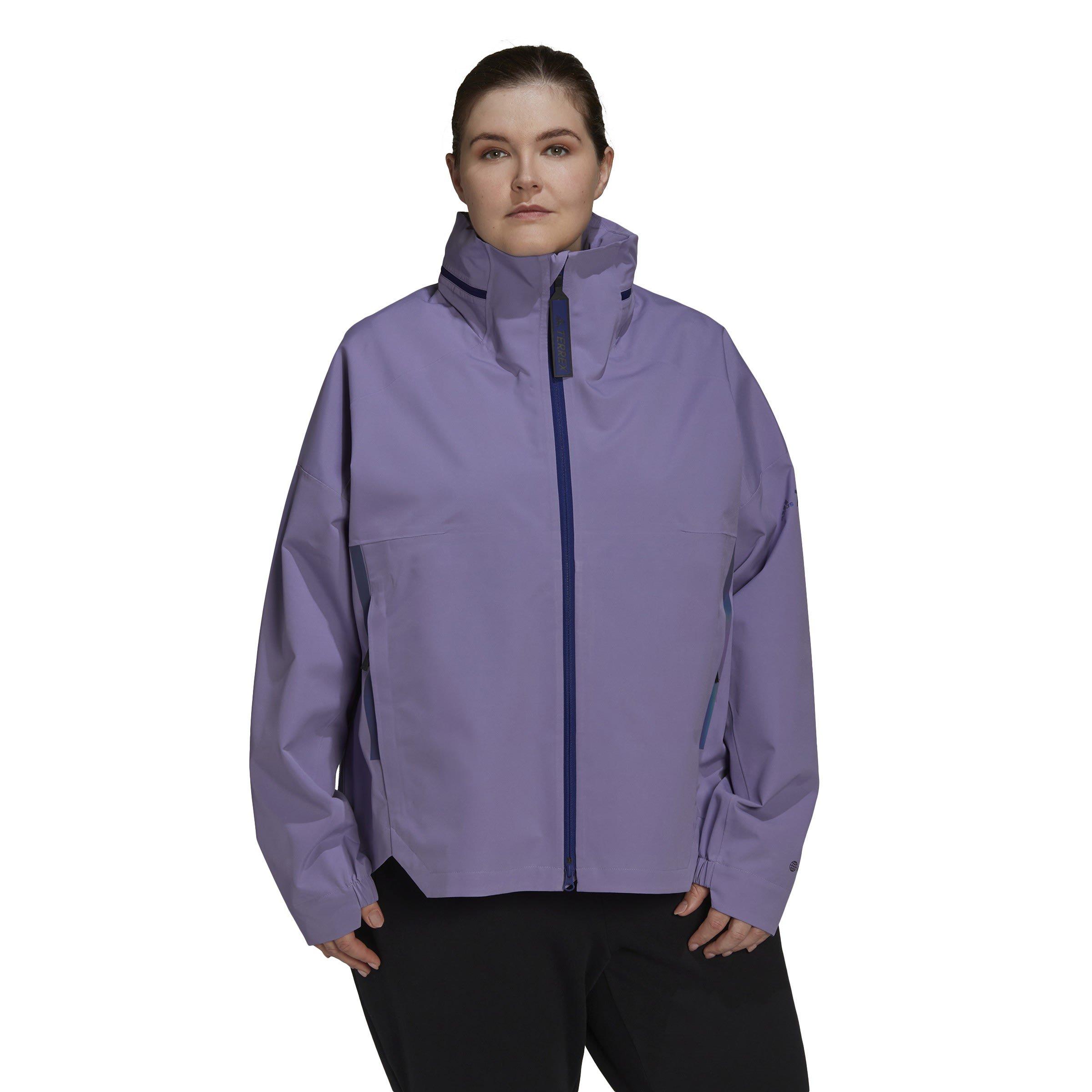 Lilla - adidas - Myshelter Waterproof Breathable Rain Anorak - 2