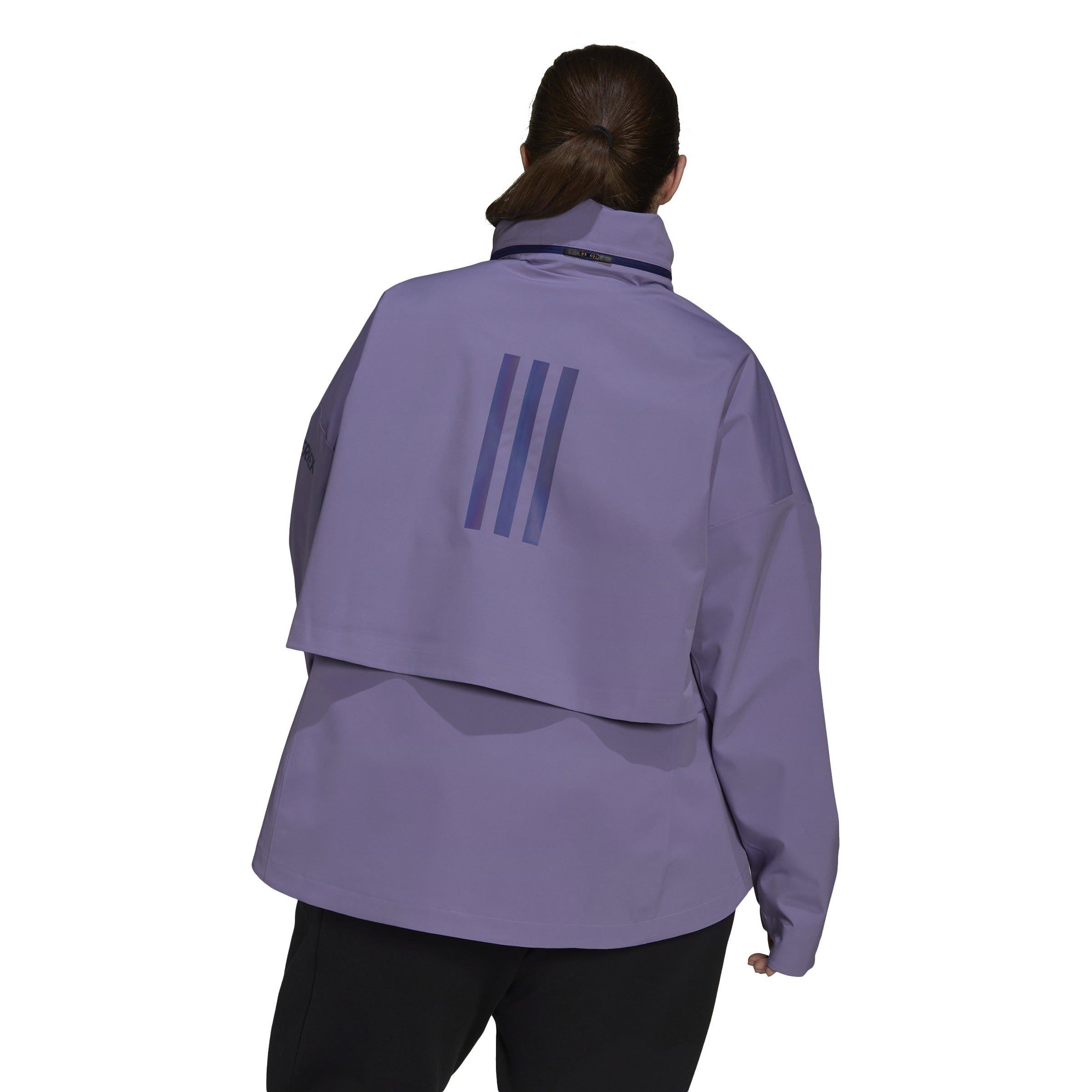 Lilla - adidas - Myshelter Waterproof Breathable Rain Anorak - 3