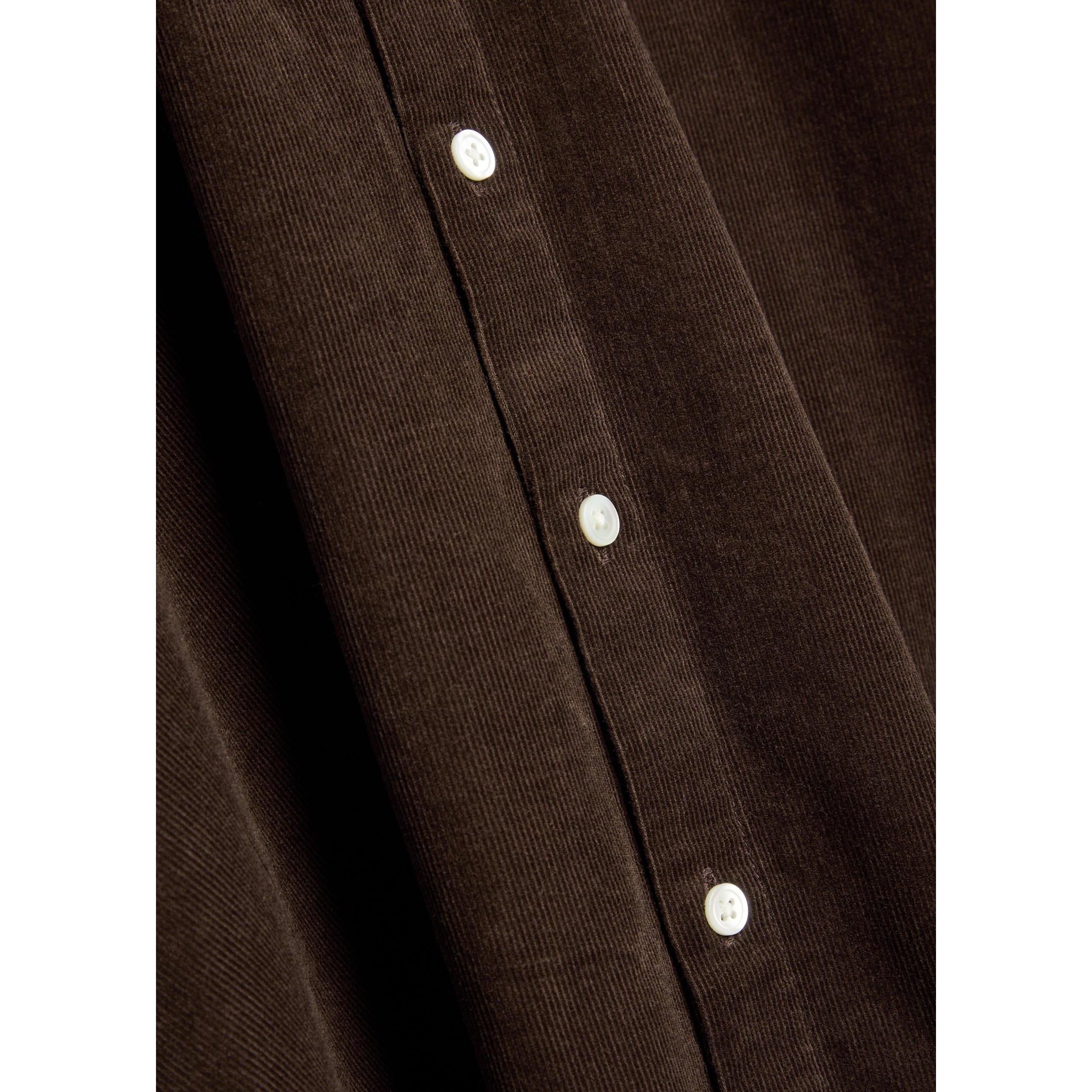 BROWN - Polo Ralph Lauren - CORD SHIRT DRESS - 4