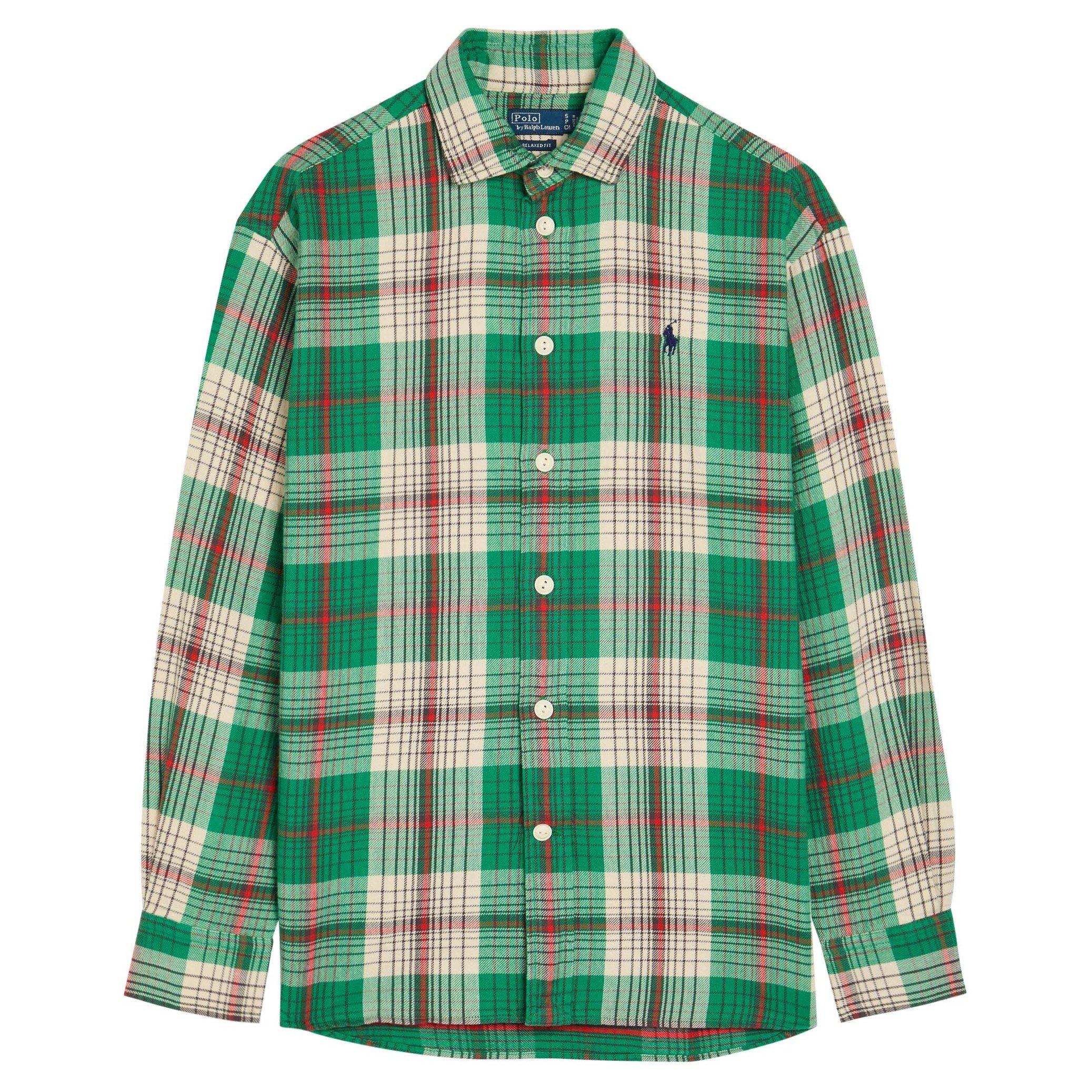 GREEN AND OTHER - Polo Ralph Lauren - WOVEN-SPORT SHIRT-SHIRT