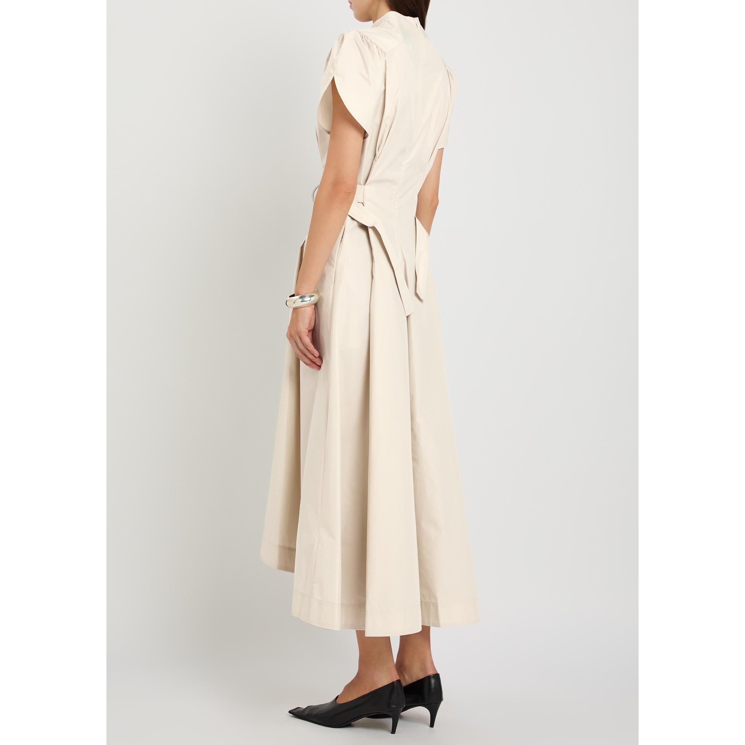 STONE - Philip Lim - PUFF SS SIDE-TIE COTTON POPLIN - 3
