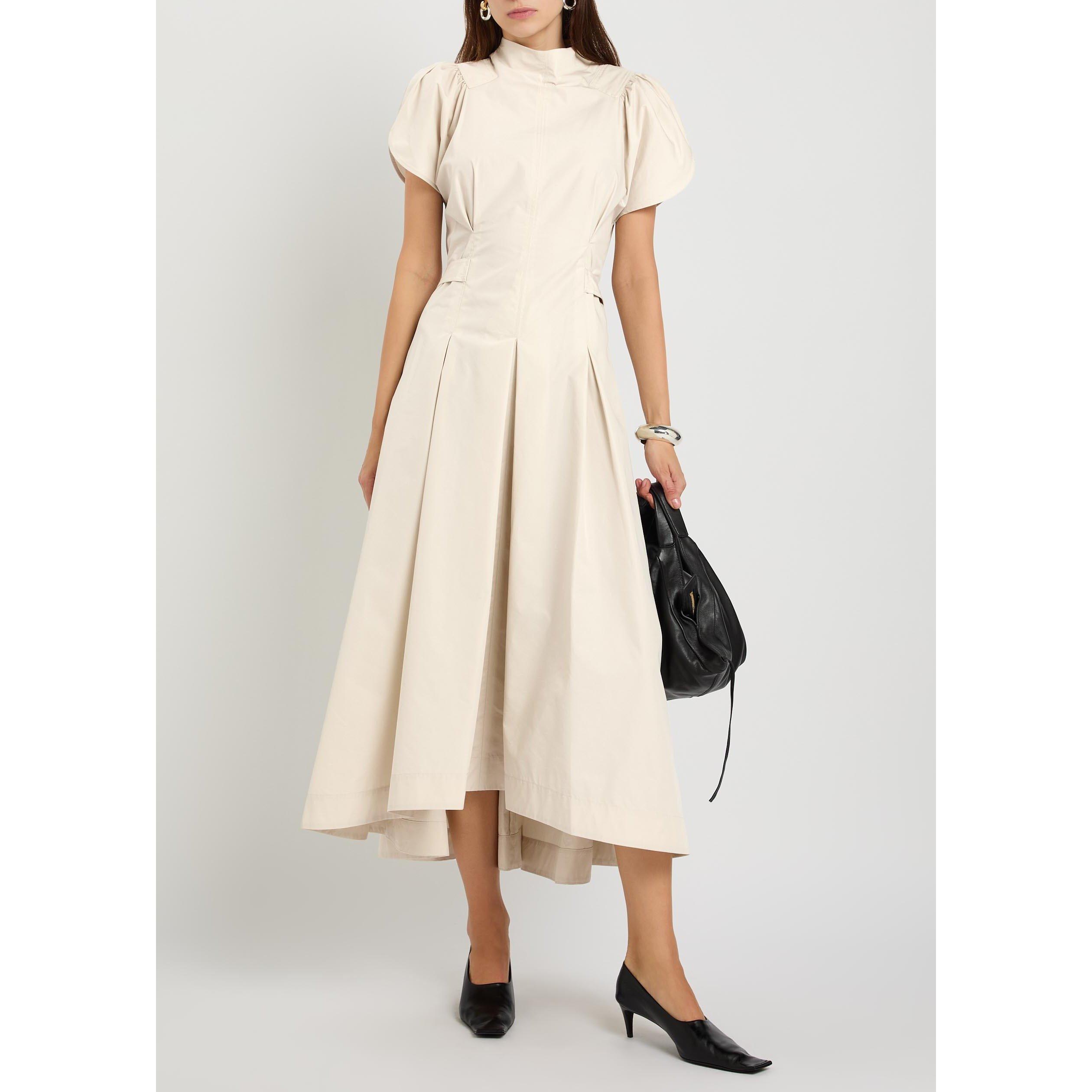 STONE - Philip Lim - PUFF SS SIDE-TIE COTTON POPLIN - 5