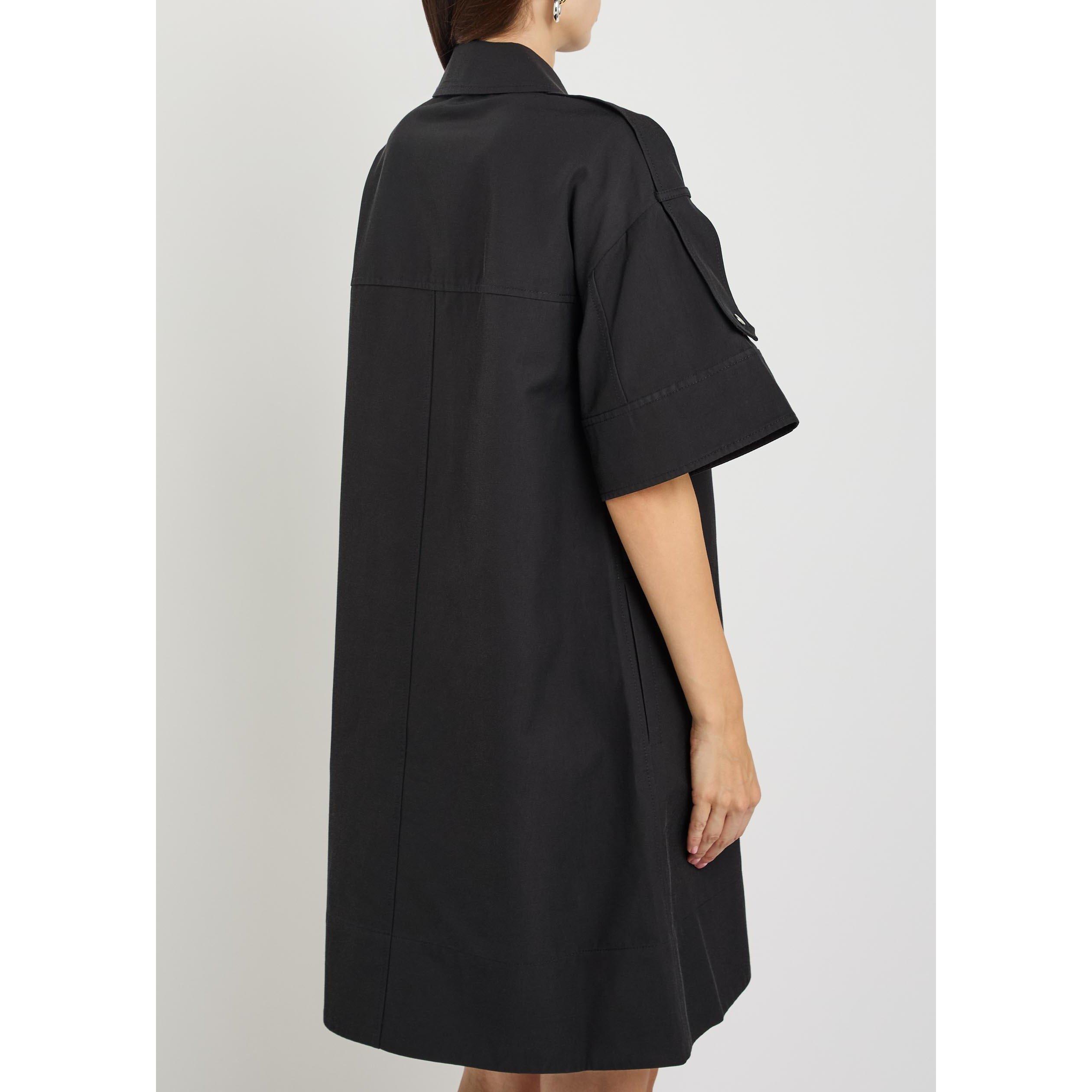 NAVY - Philip Lim - UTILILTY SHIFT SHIRT DRESS - 3