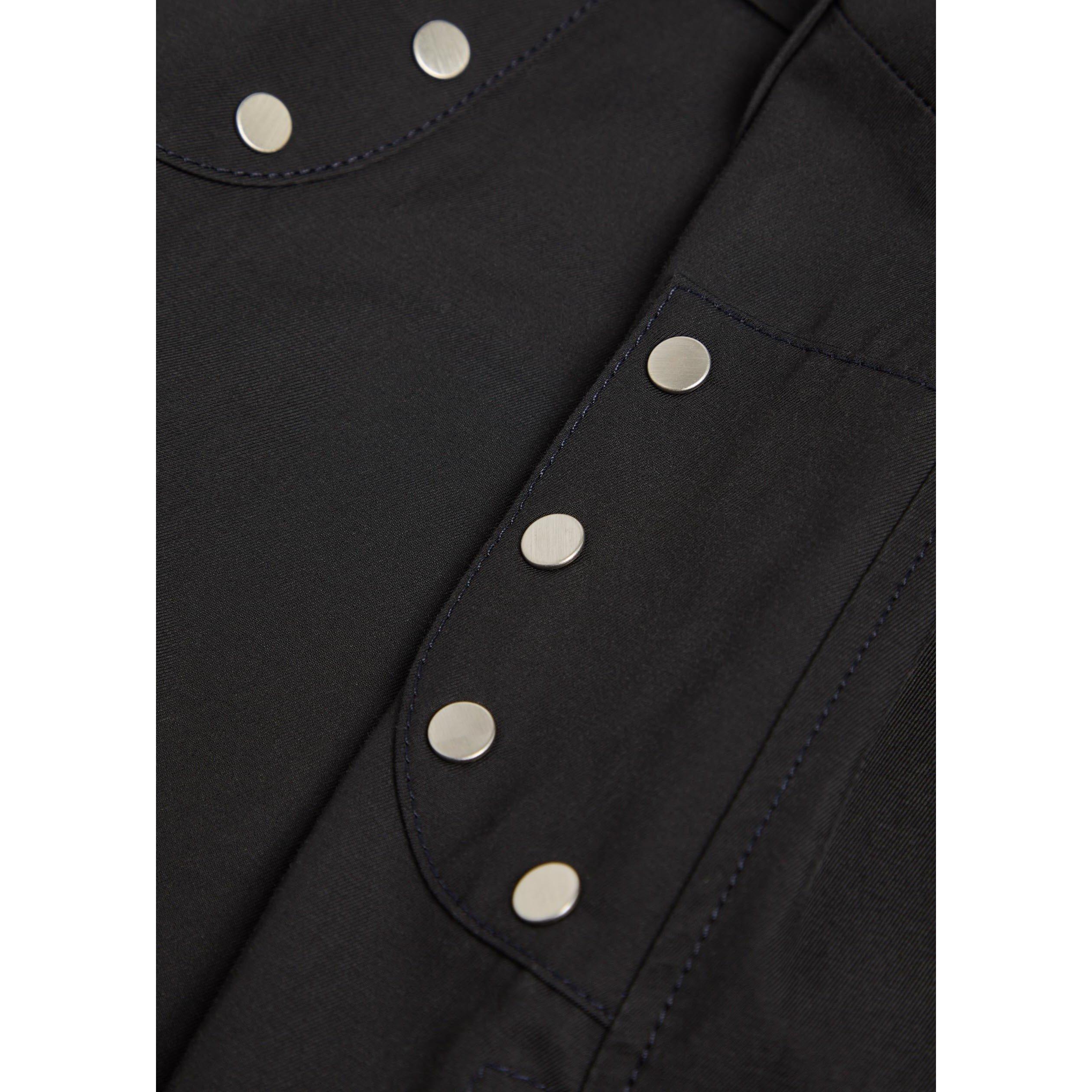 NAVY - Philip Lim - UTILILTY SHIFT SHIRT DRESS - 4
