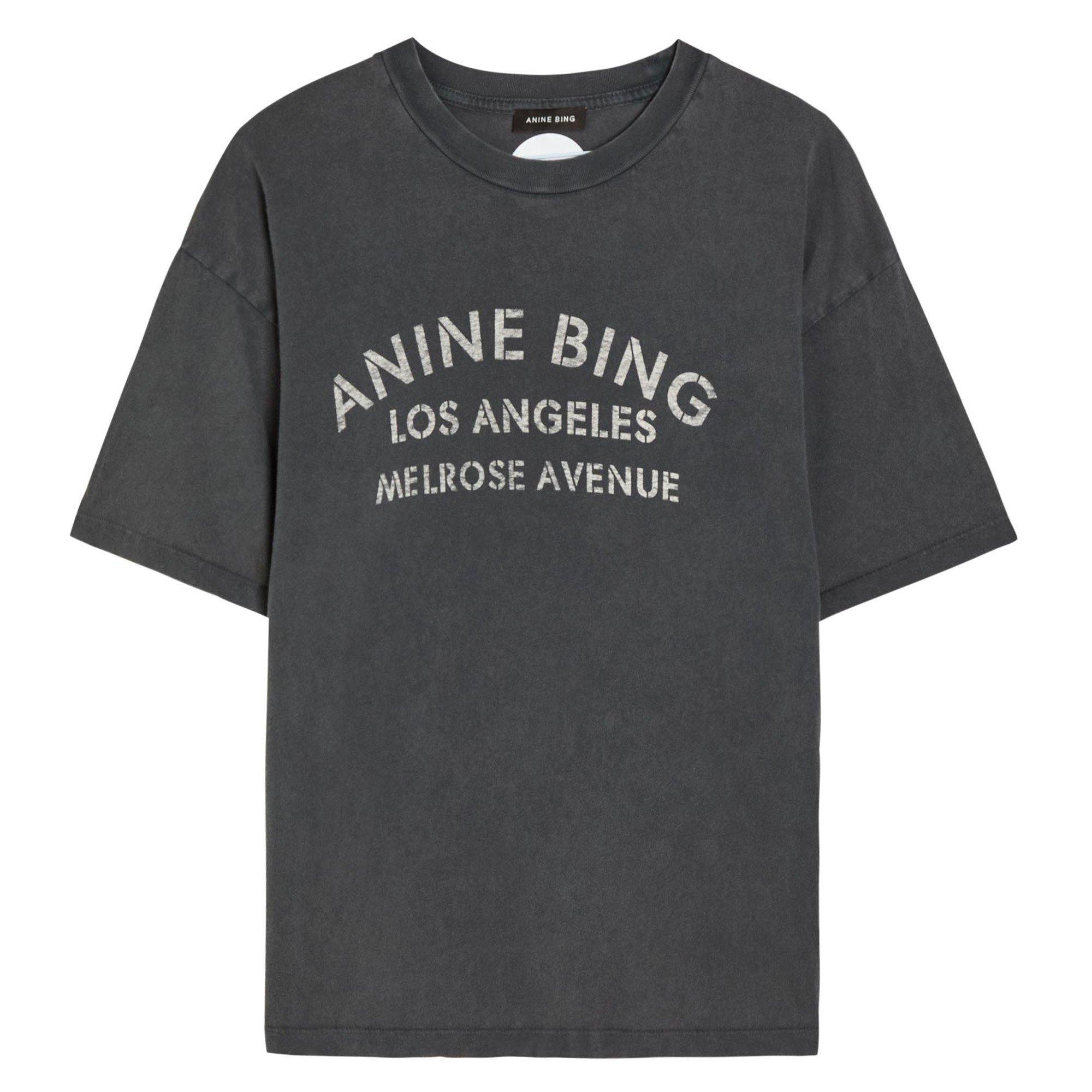 BLACK - Anine Bing - T CADE TEE MELROSE