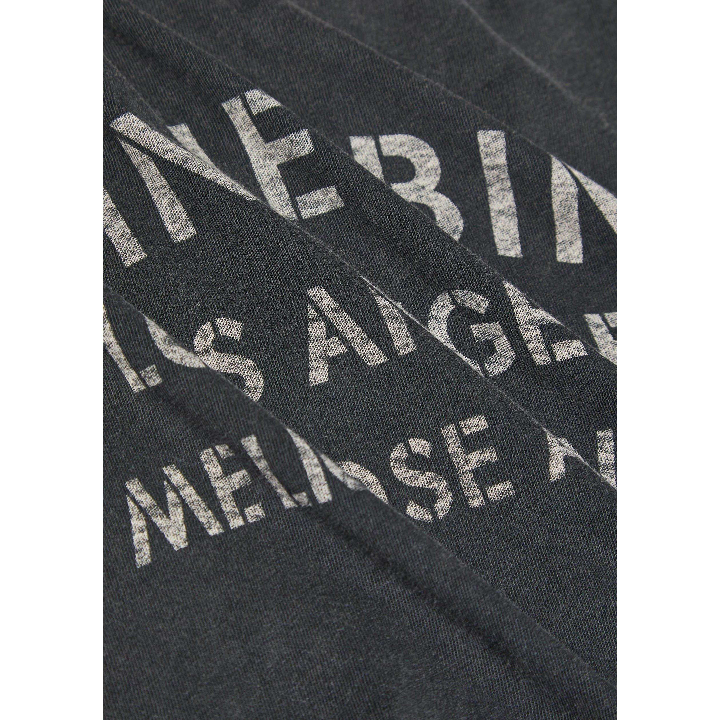 BLACK - Anine Bing - Women's Cade Melrose Logo Cotton Oversized-Fit T-Shirt - 4