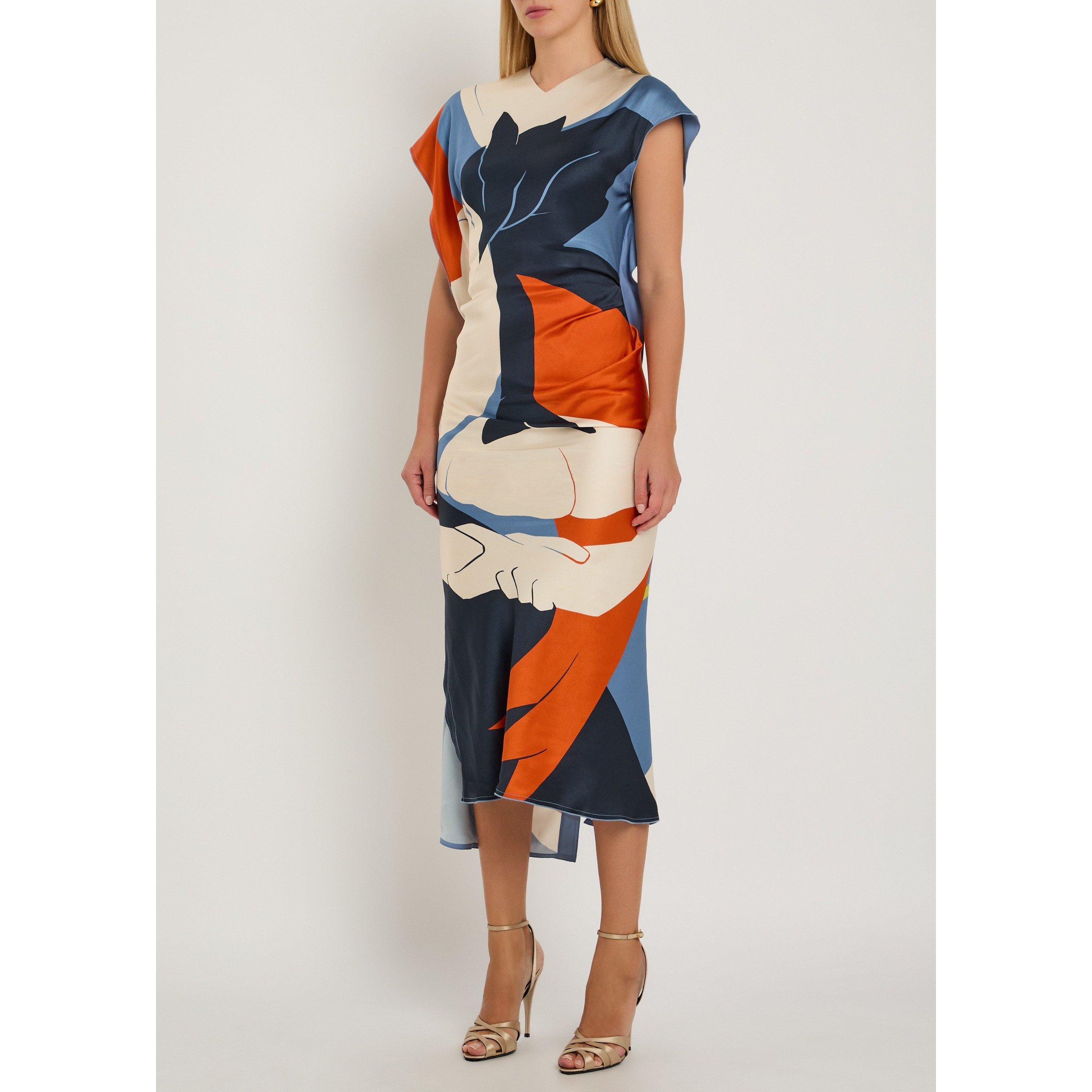 MULTICOLOURED - Victoria Beckham - VICTORIA MIDI DRESS - 2