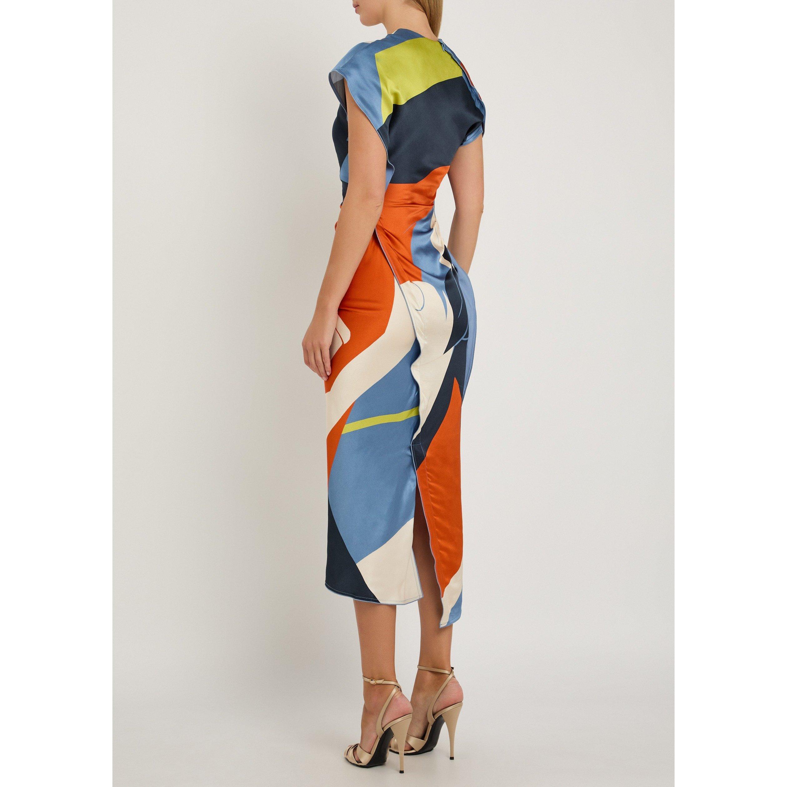 MULTICOLOURED - Victoria Beckham - VICTORIA MIDI DRESS - 3