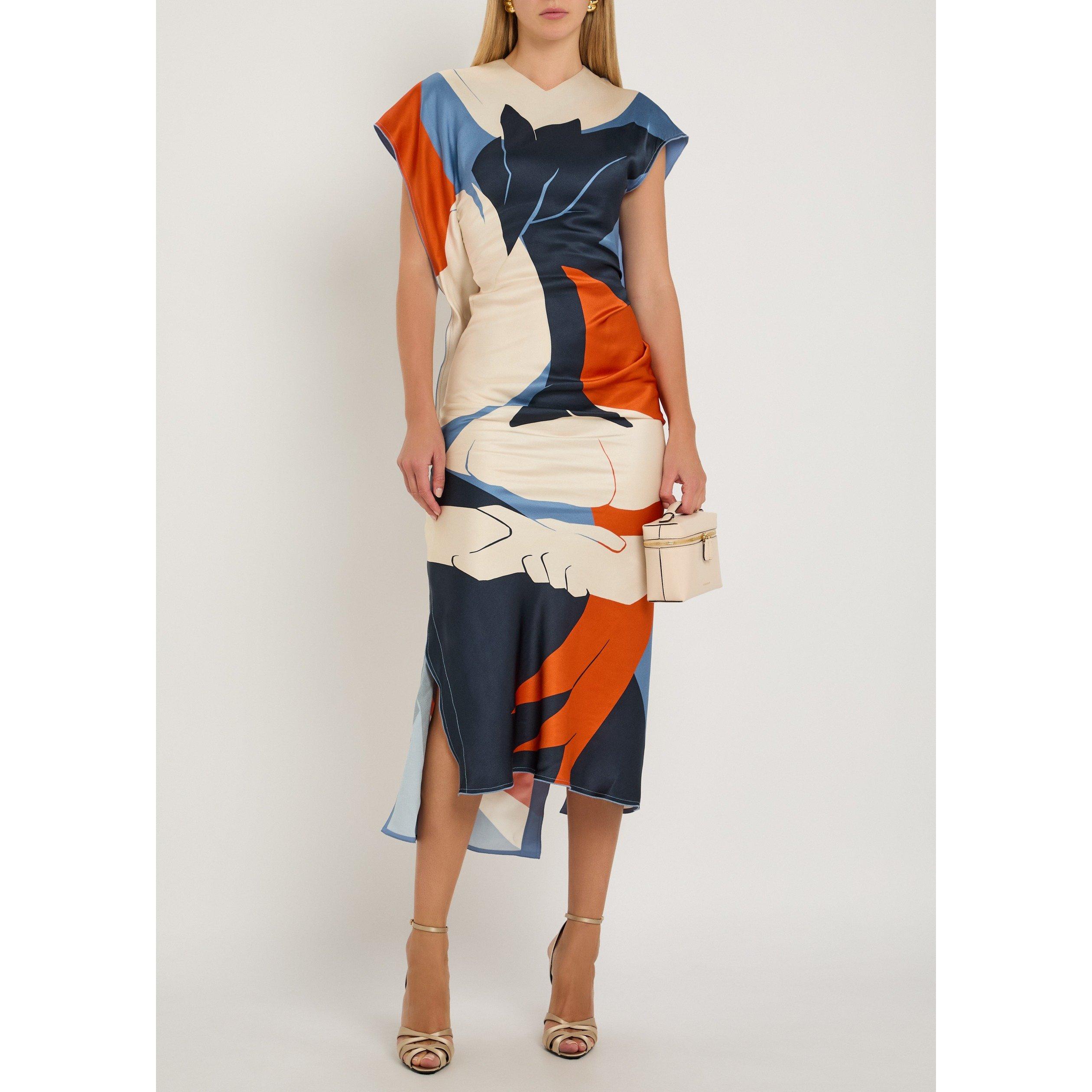 MULTICOLOURED - Victoria Beckham - VICTORIA MIDI DRESS - 5