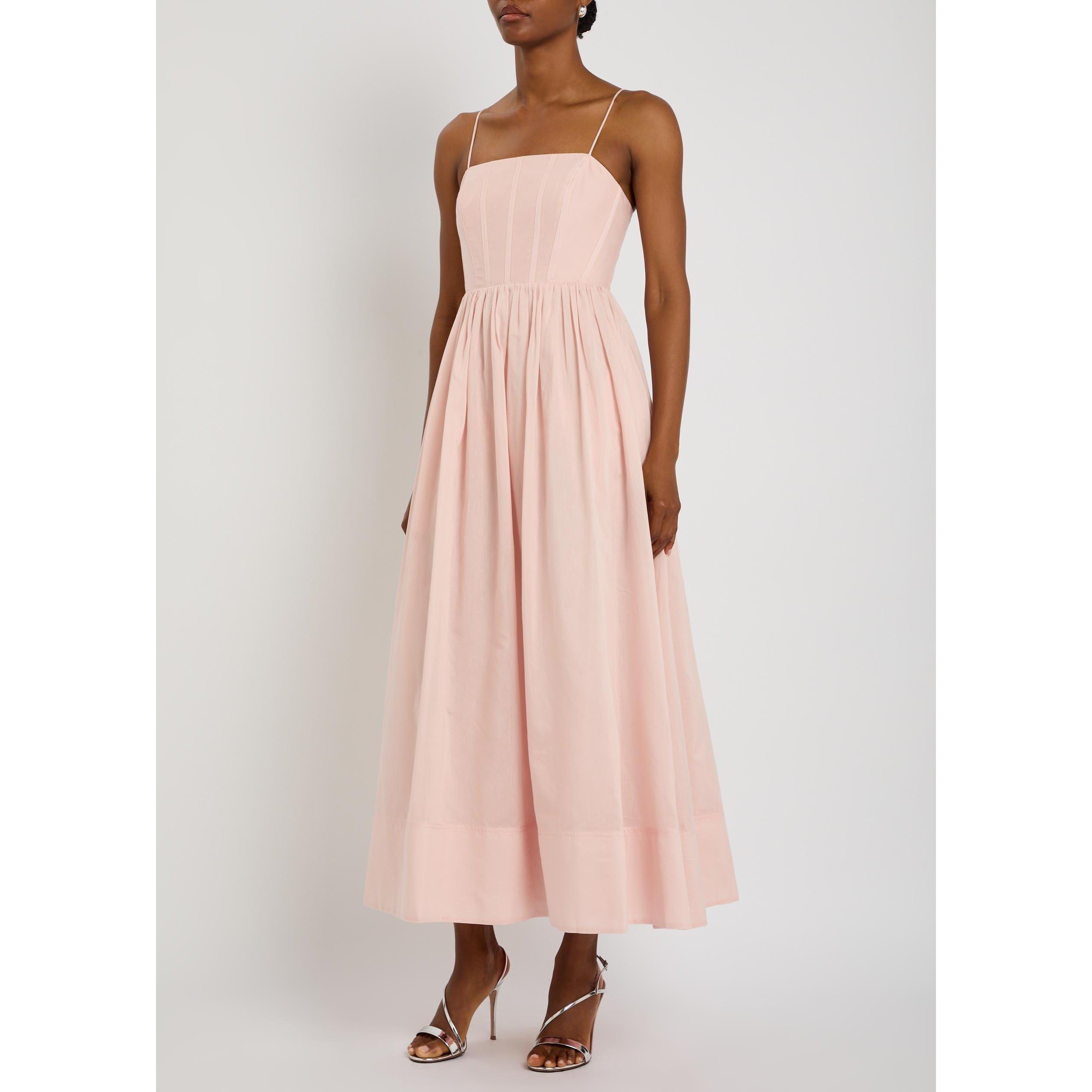 PINK - Aje - Women's Rosie Midi Cotton A Line Dress - 2