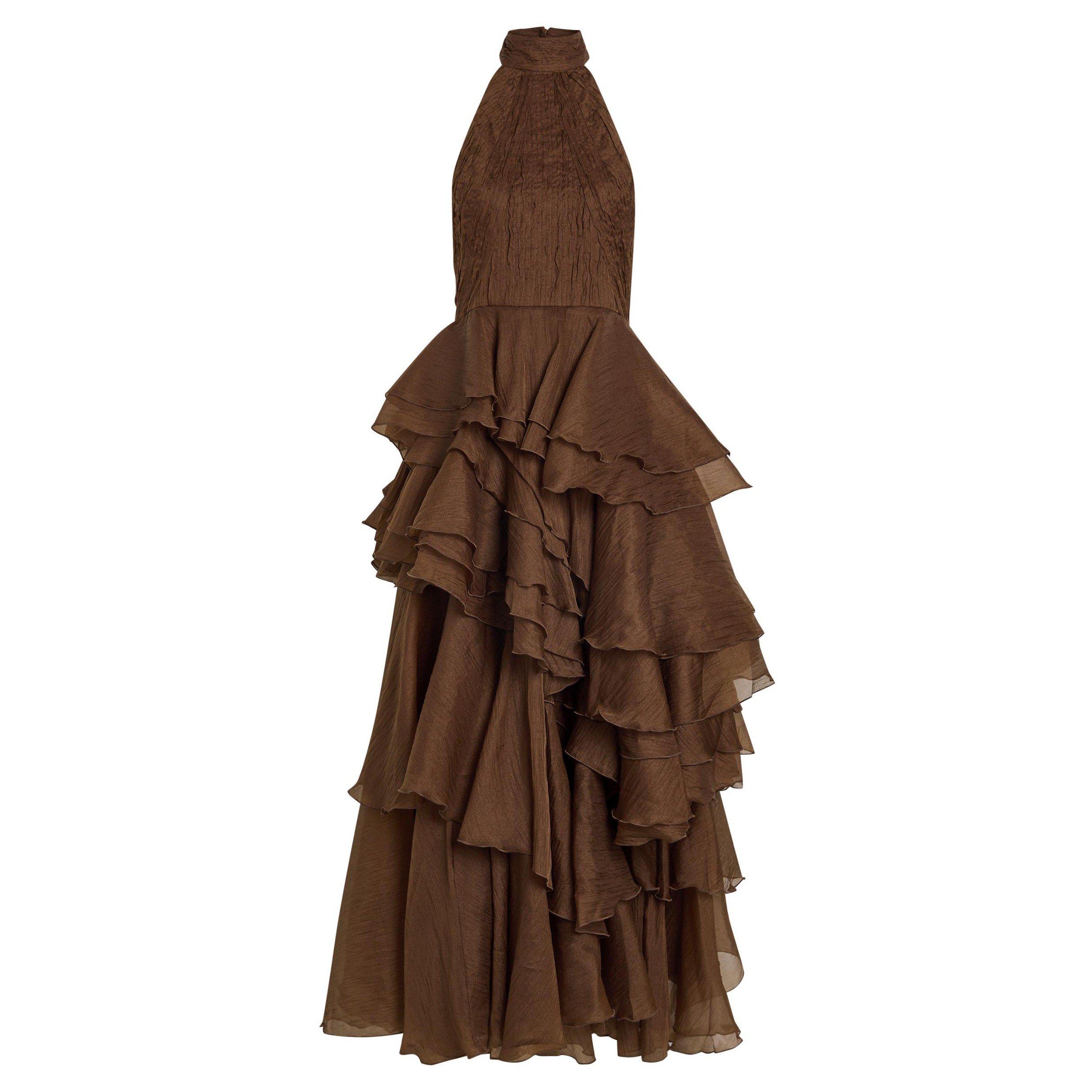 DARK BROWN - Aje - LD Fayette Gown