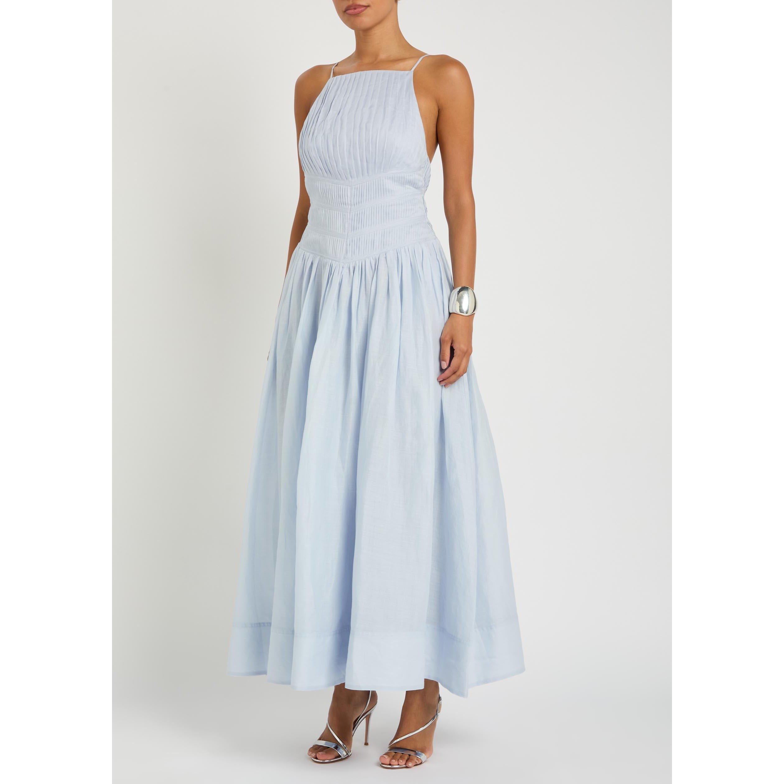 LIGHT BLUE - Aje - Women's Helene Maxi Dress - 2