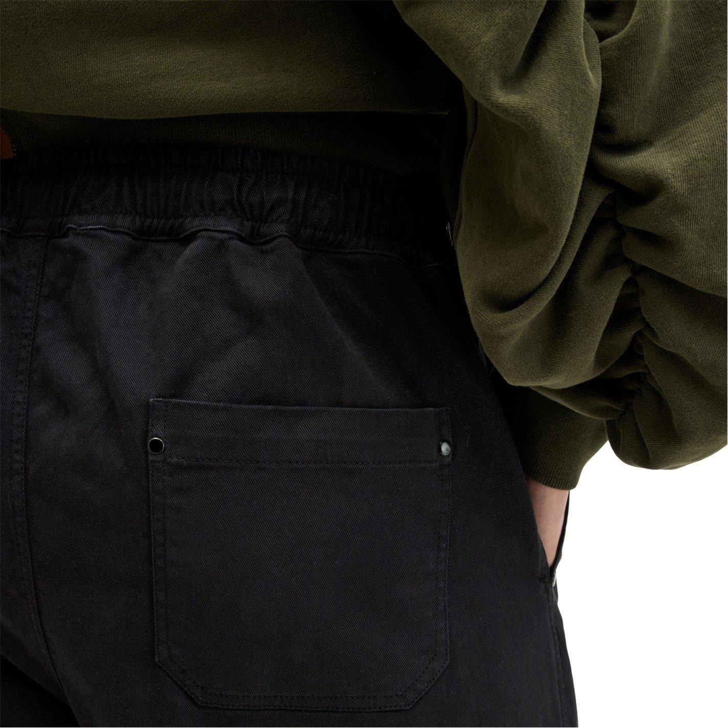 Washed Black - AllSaints - Women's Embellished Wide Leg Trousers - 6