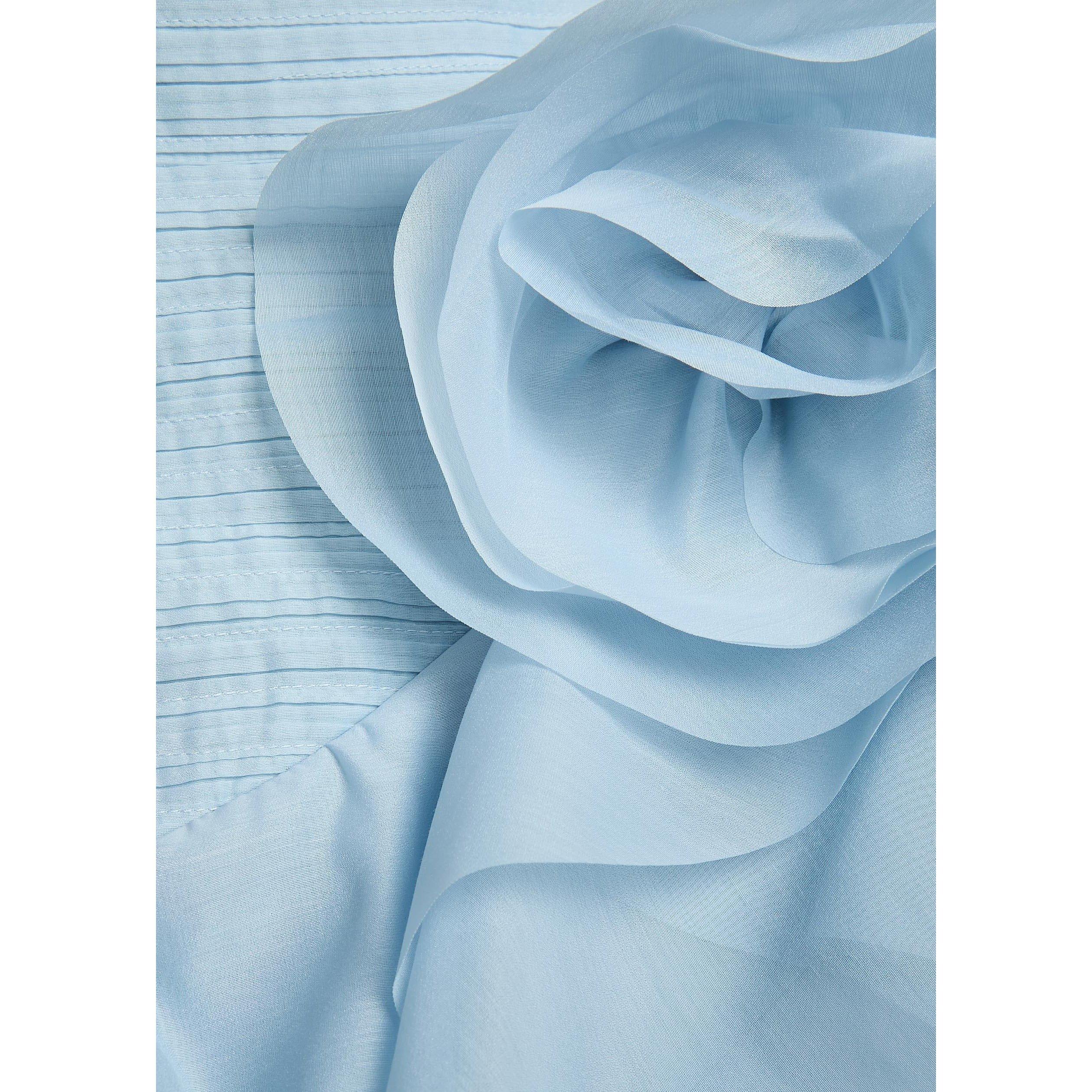 LIGHT BLUE - Aje - Women's Canyon Chiffon Ball Gown - 4
