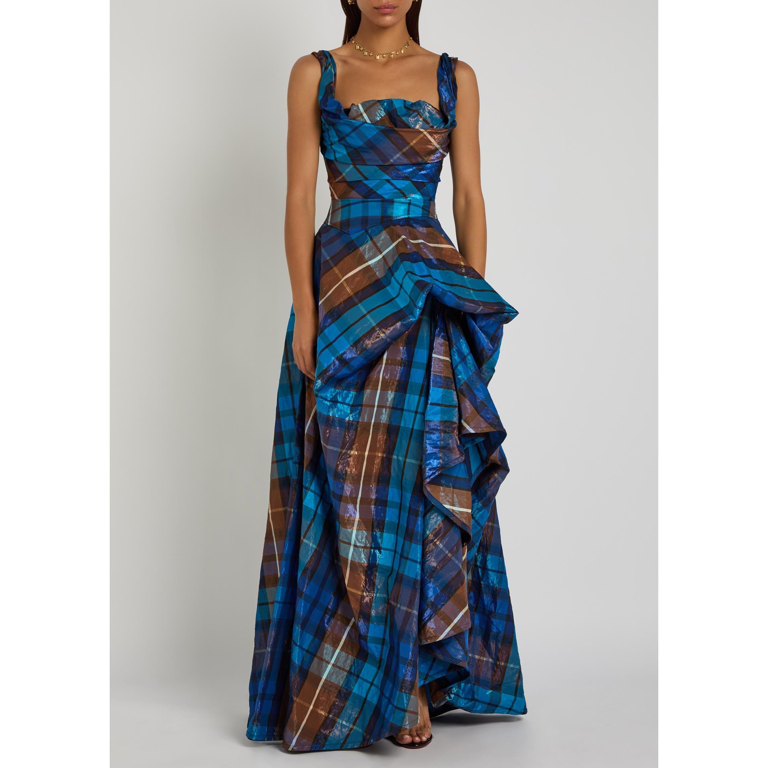BLUE AND OTHER - Vivienne Westwood - LONG CHICHI DRESS - 2