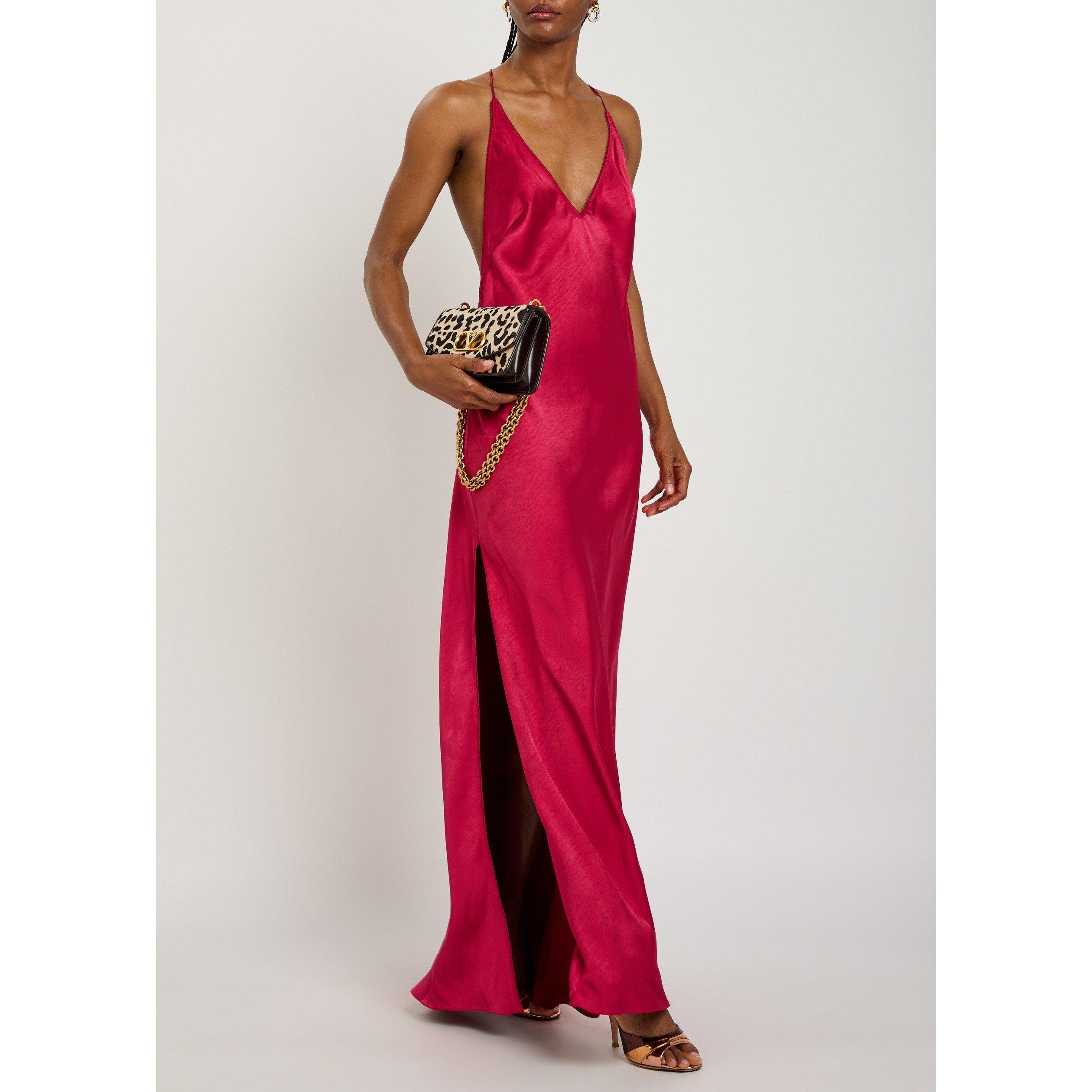 DARK RED - Anna October - Berry Justina maxi dress - 5