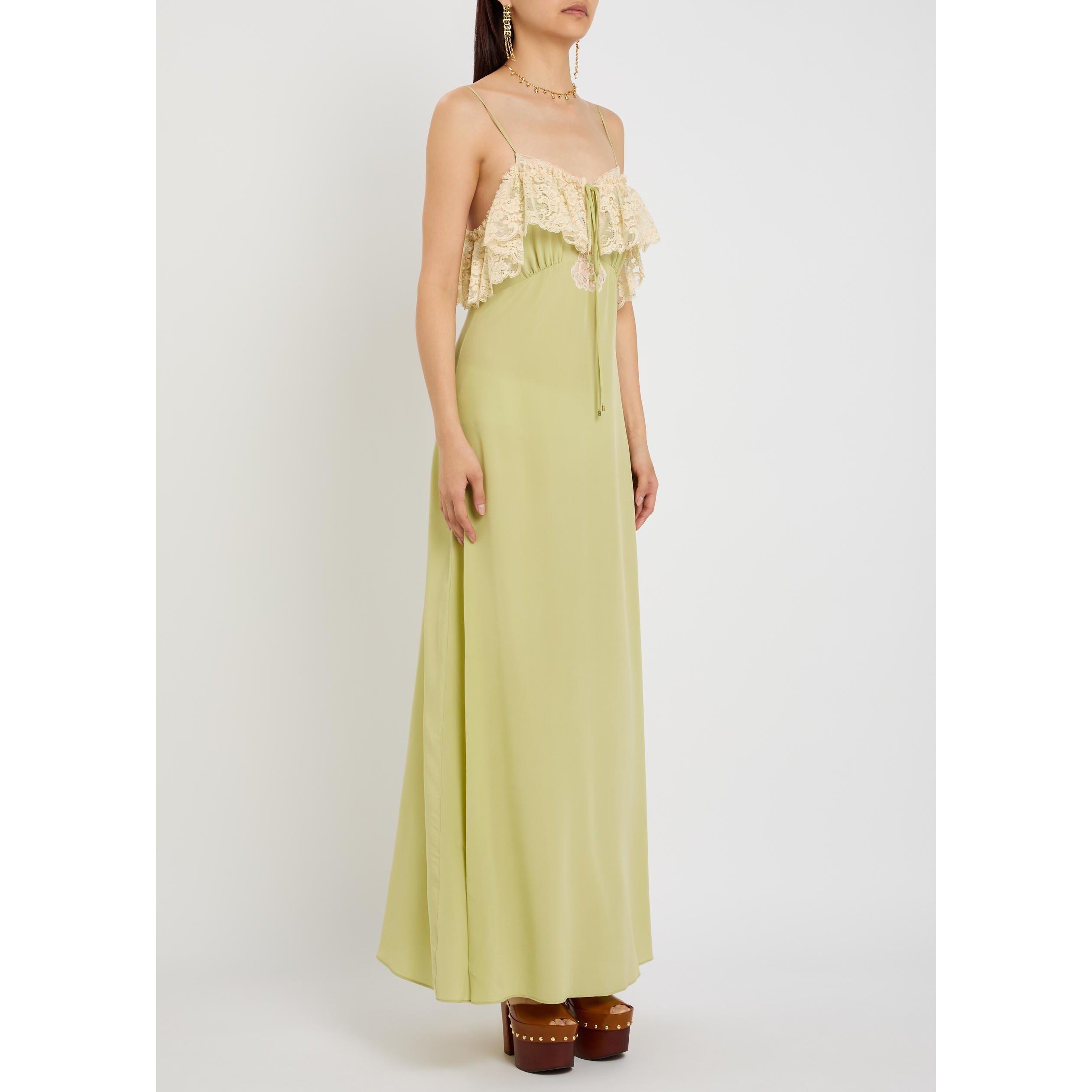 GREEN LIGHT - Chloe - Women's Silk Maxi Dress - 2