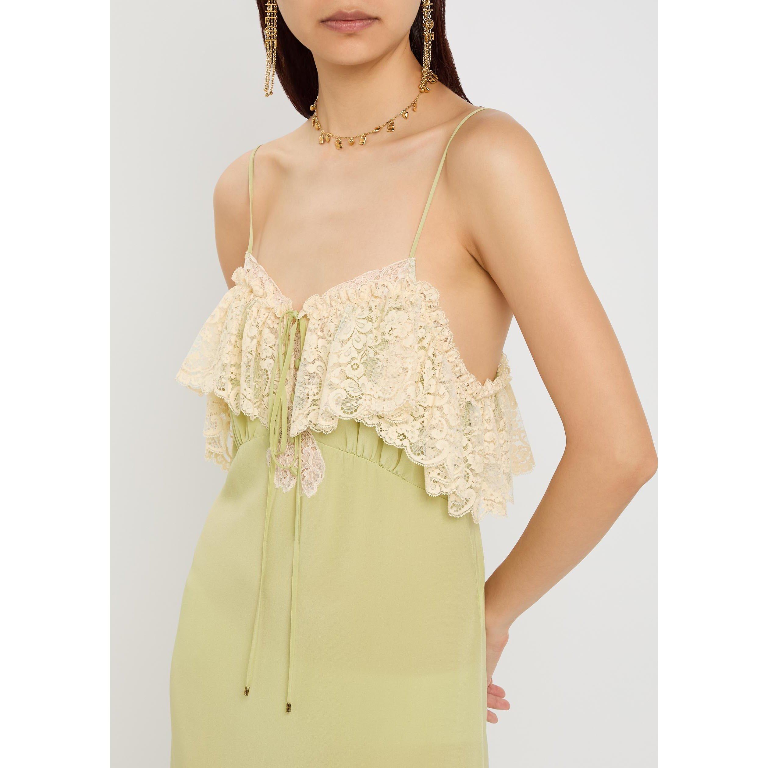 GREEN LIGHT - Chloe - Women's Silk Maxi Dress - 4