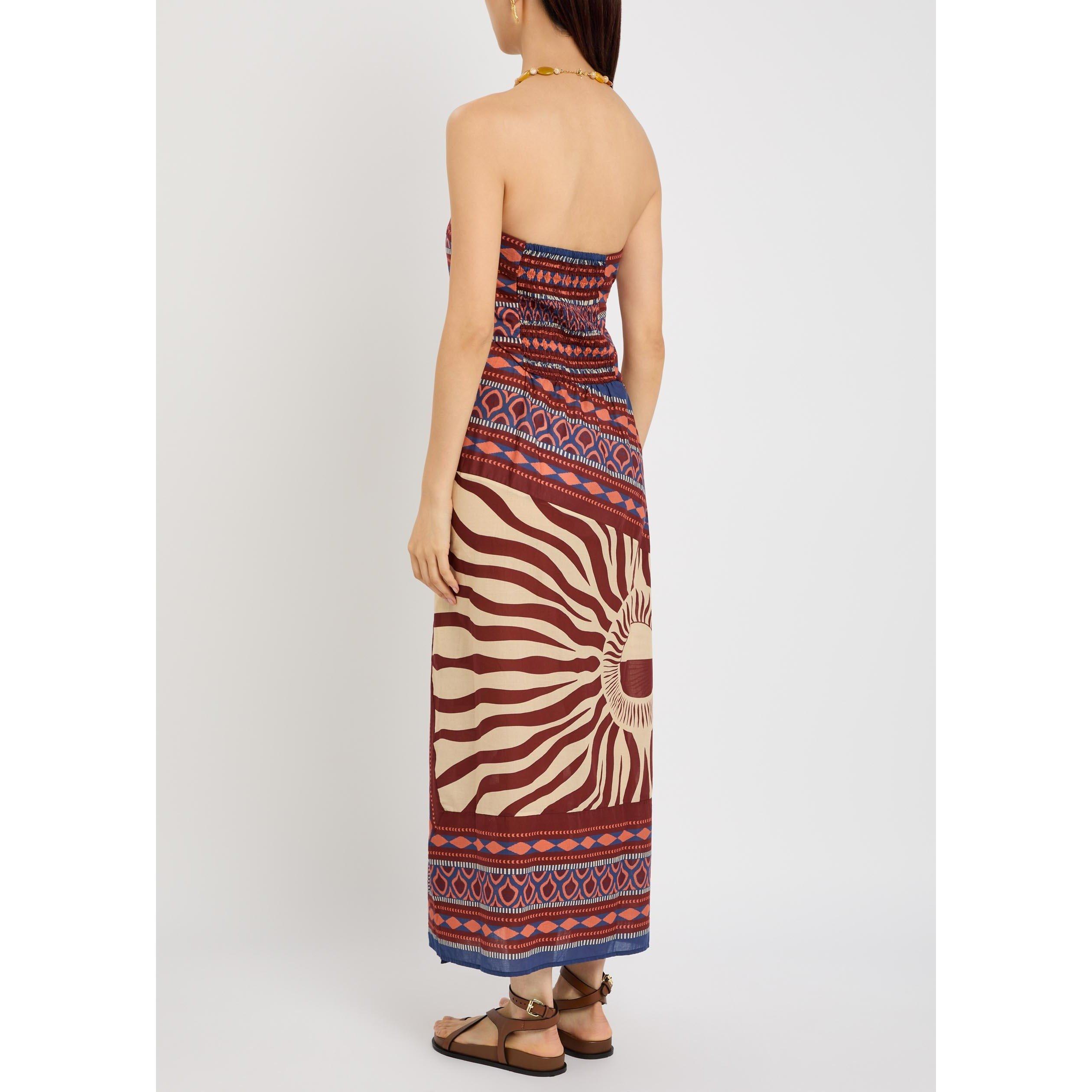 BEIGE AND OTHER - Johanna Ortiz - PARAISO AGRESTE ANKLE DRESS - 3