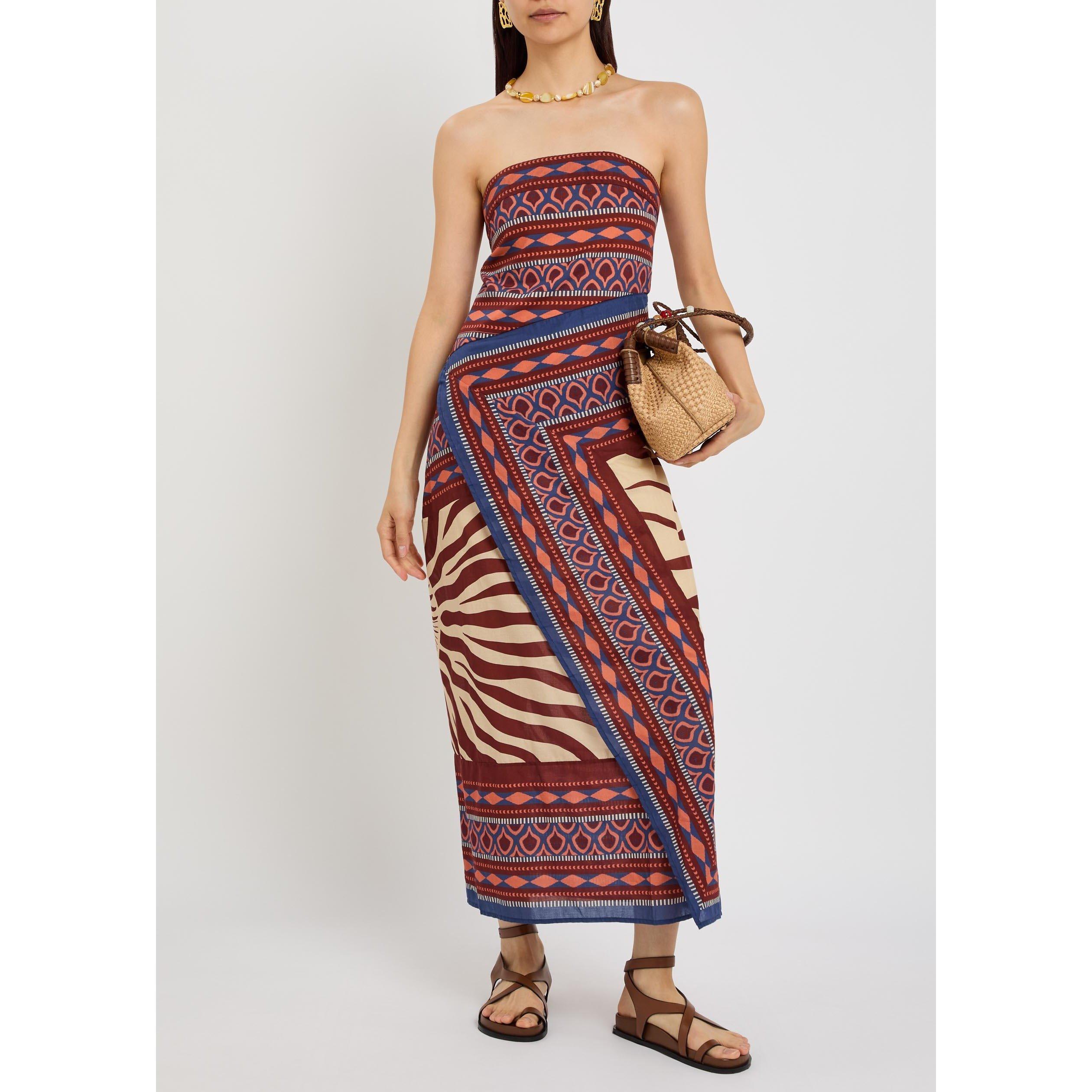BEIGE AND OTHER - Johanna Ortiz - PARAISO AGRESTE ANKLE DRESS - 5