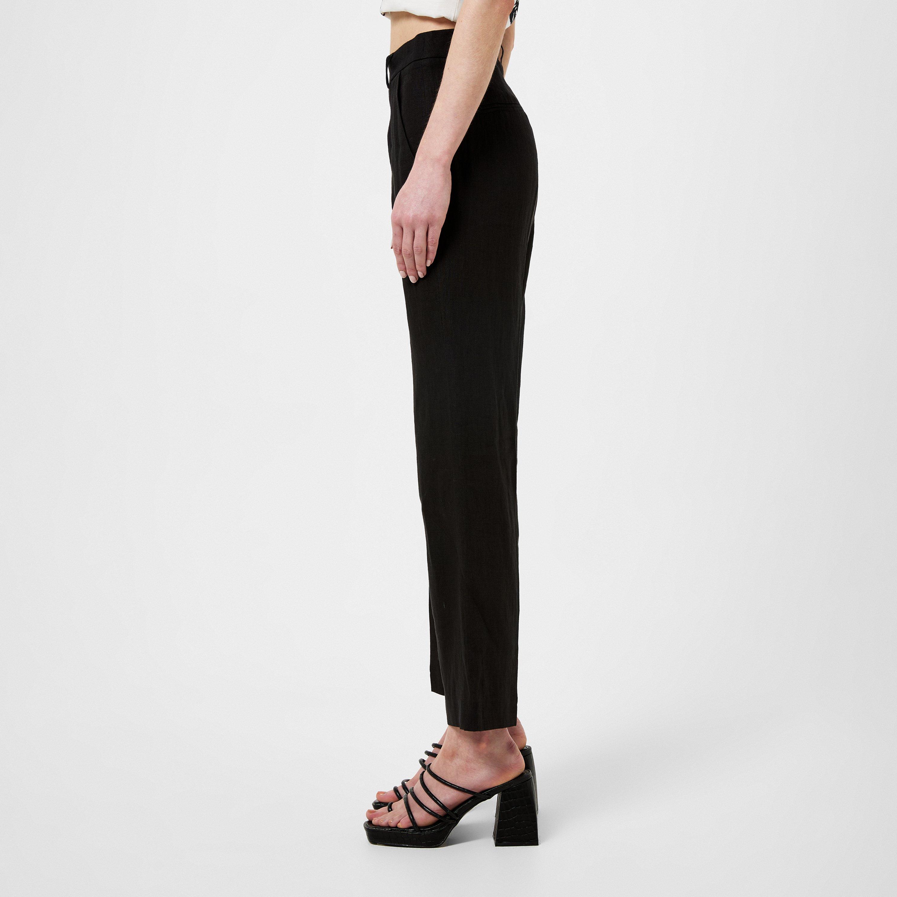 BLACK - Marella - Women's Muschio Wide Leg Trousers - 2