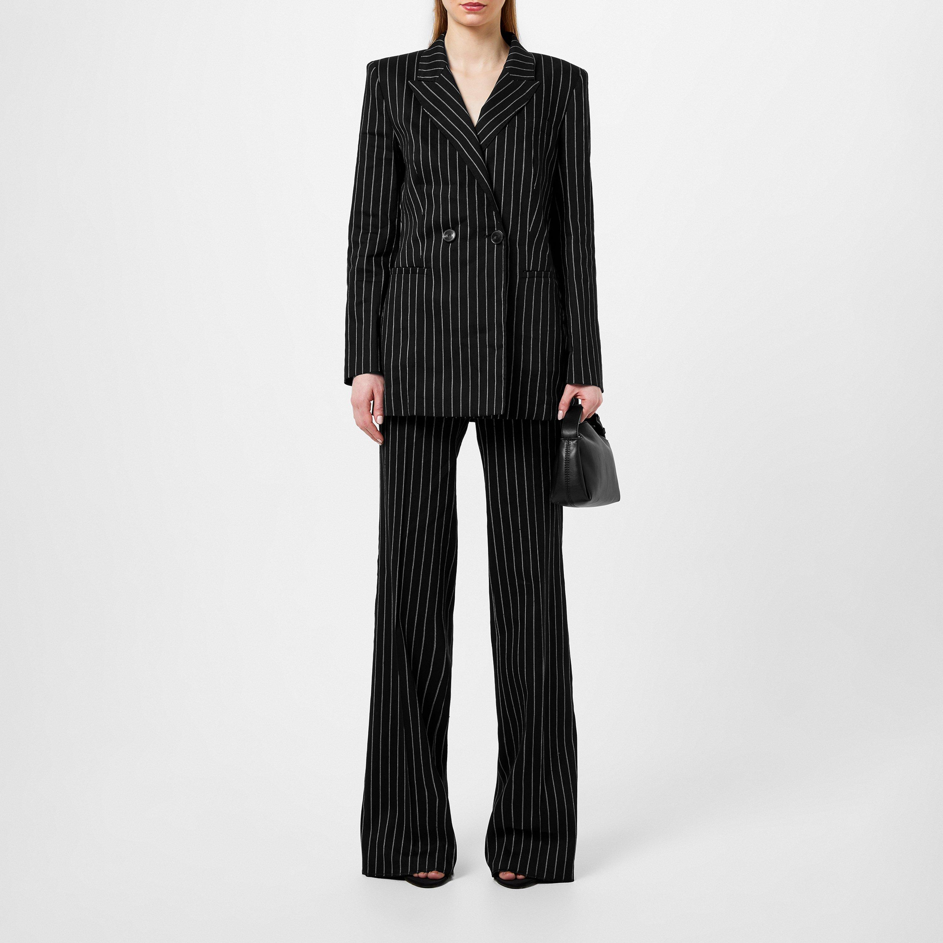 BLACK - Marella - Women's Ulivo Wide Leg Trousers - 4