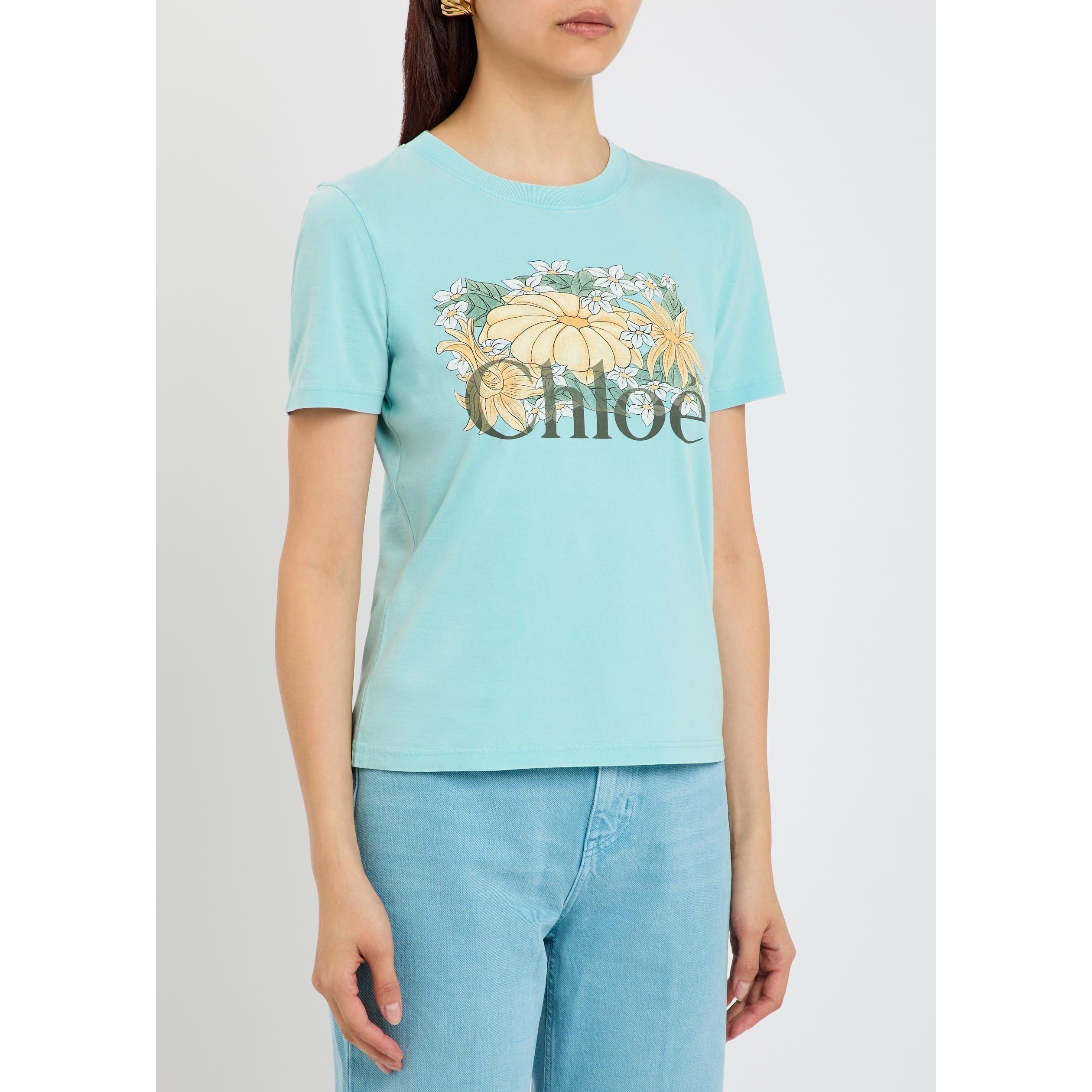 TURQUOISE - Chloe - Women's À La Plage Cotton Short-Sleeve T-Shirt - 2