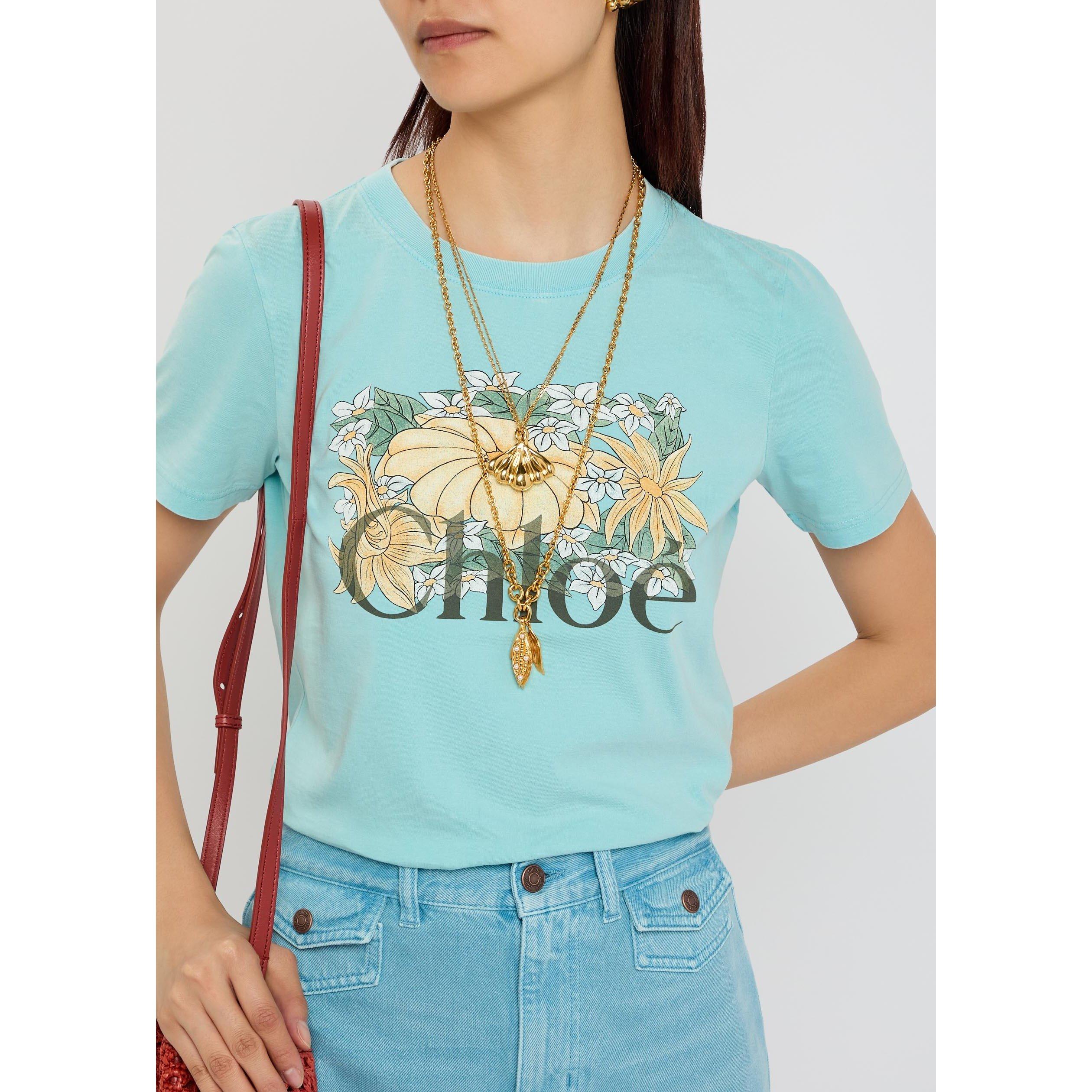 TURQUOISE - Chloe - Women's À La Plage Cotton Short-Sleeve T-Shirt - 4