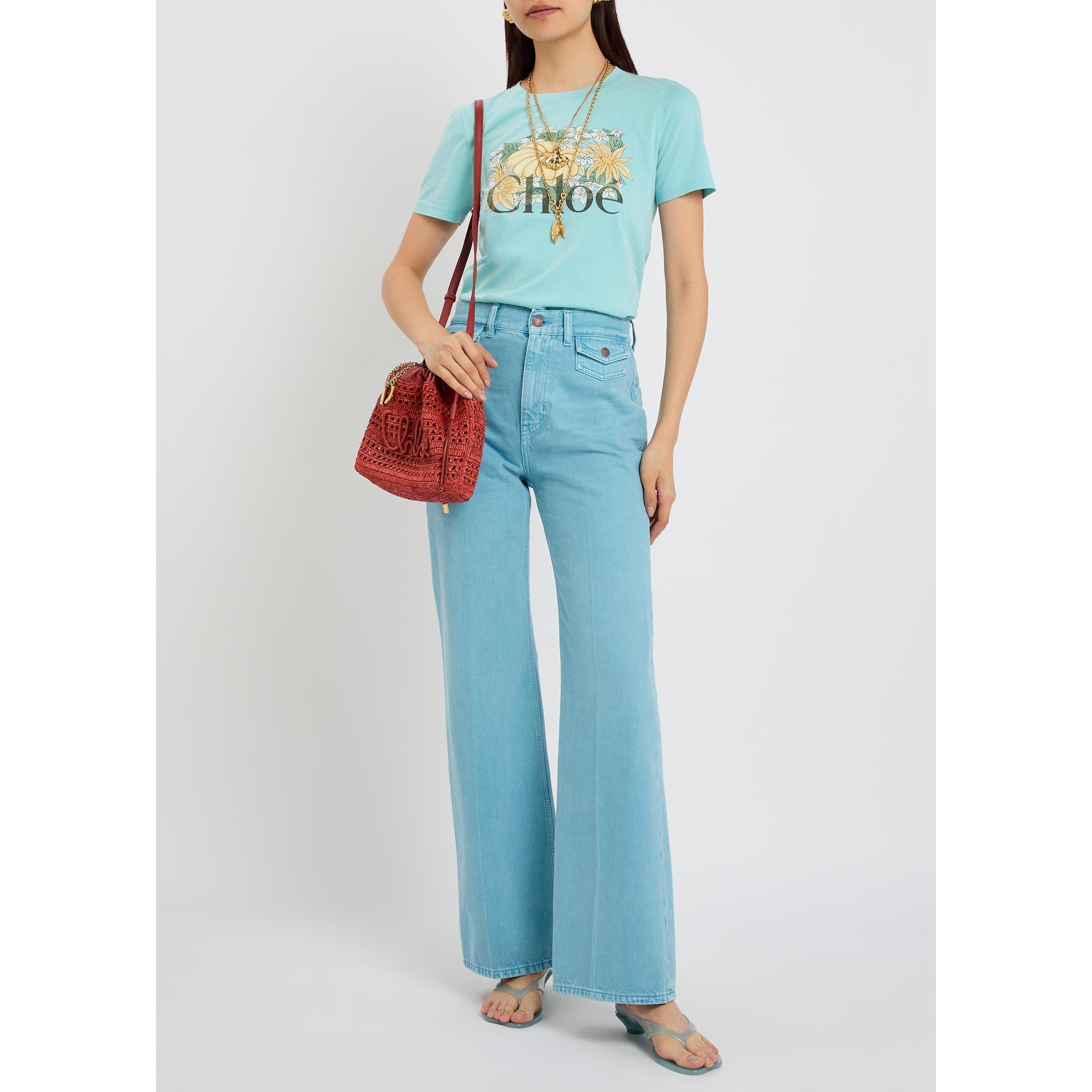 TURQUOISE - Chloe - Women's À La Plage Cotton Short-Sleeve T-Shirt - 5
