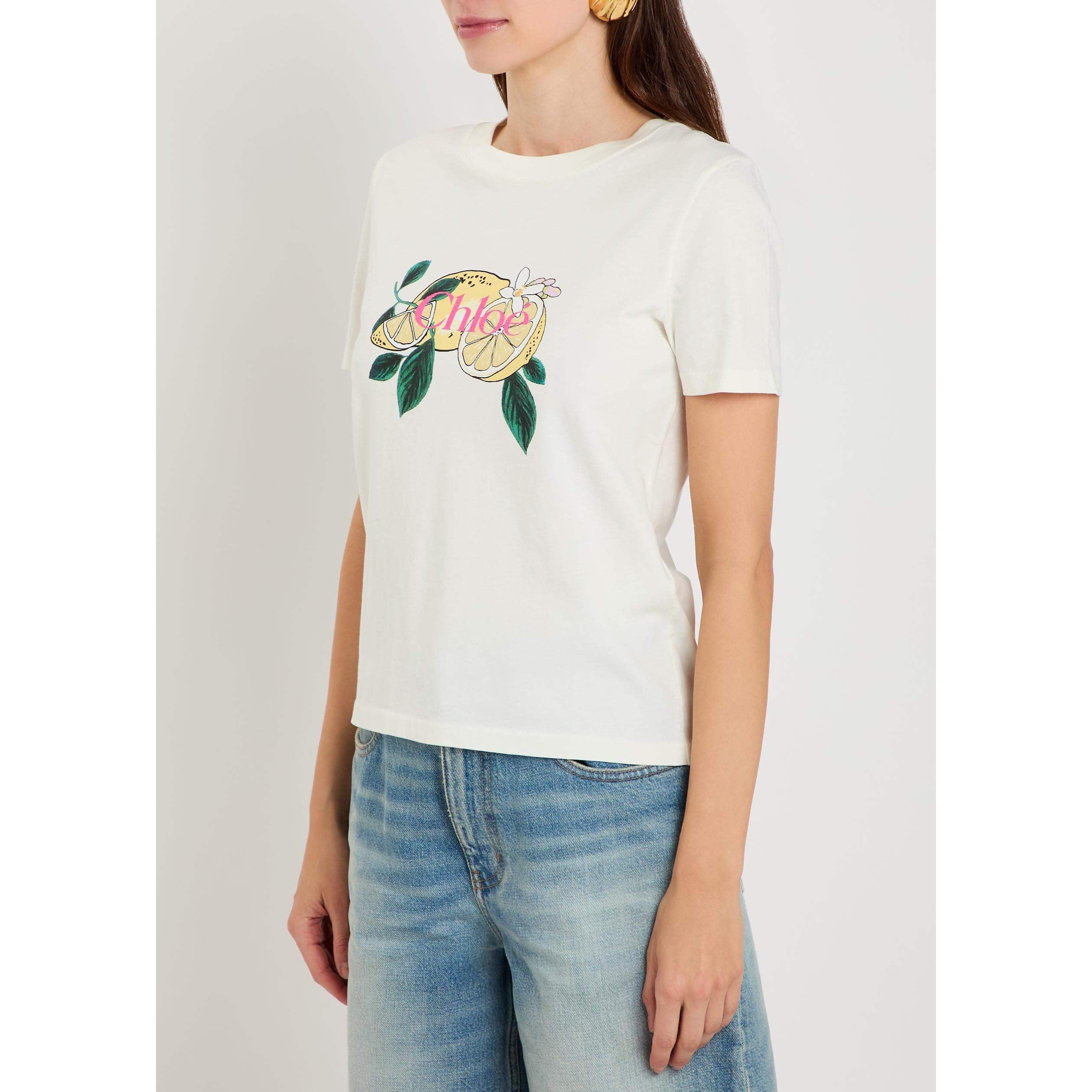 WHITE AND OTHER - Chloe - Women's Cotton Crew-Neck T-Shirt - 2