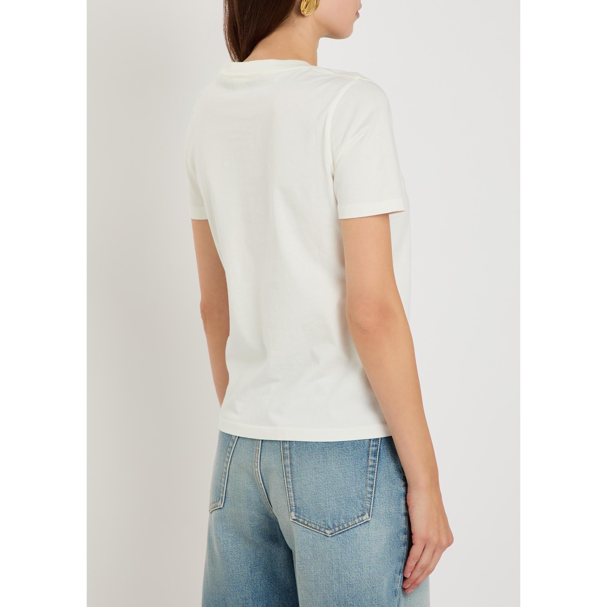 WHITE AND OTHER - Chloe - Women's Cotton Crew-Neck T-Shirt - 3