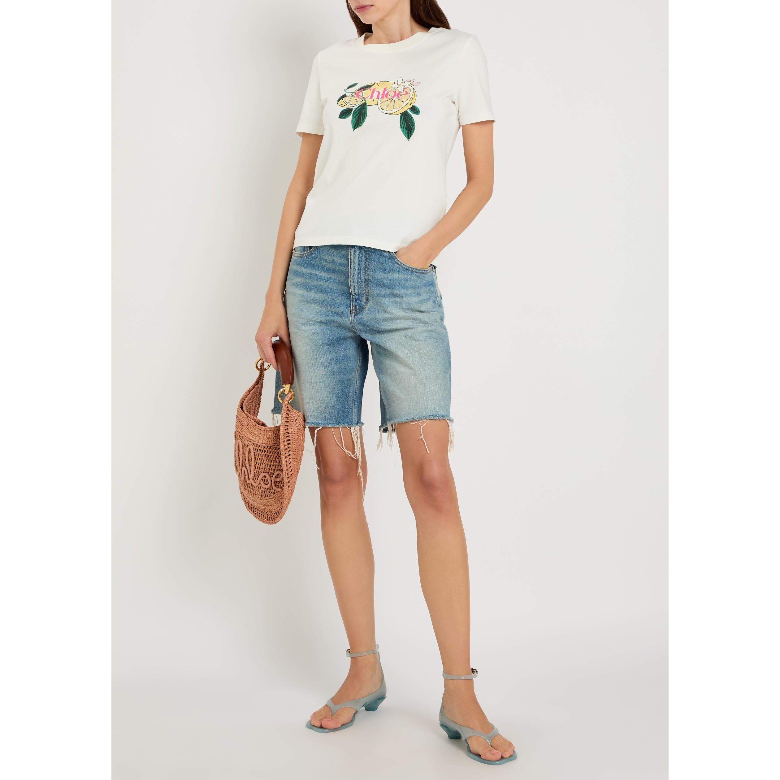 WHITE AND OTHER - Chloe - Women's Cotton Crew-Neck T-Shirt - 5