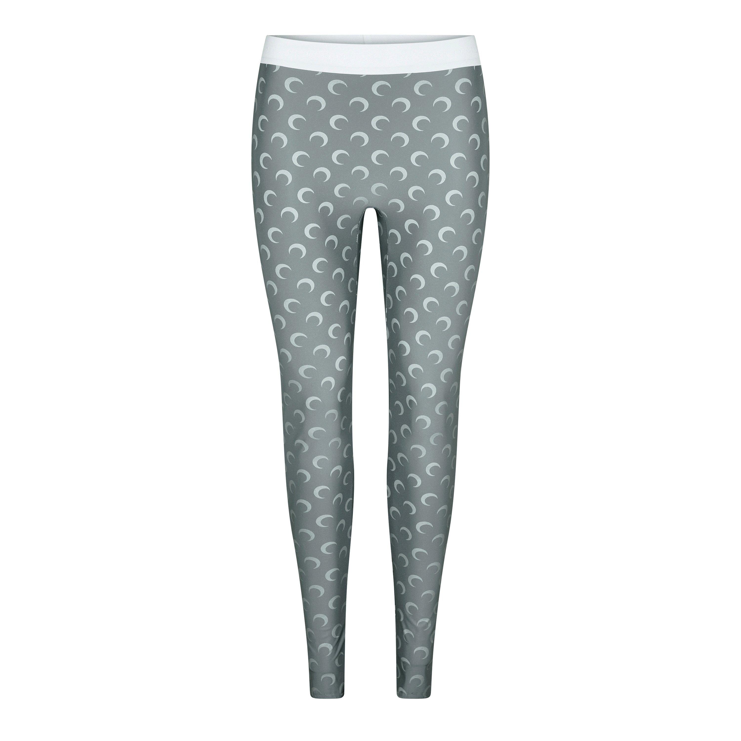 Silver - Marine Serre - Women's All Over Moon Reflective Jersey Leggings - 5