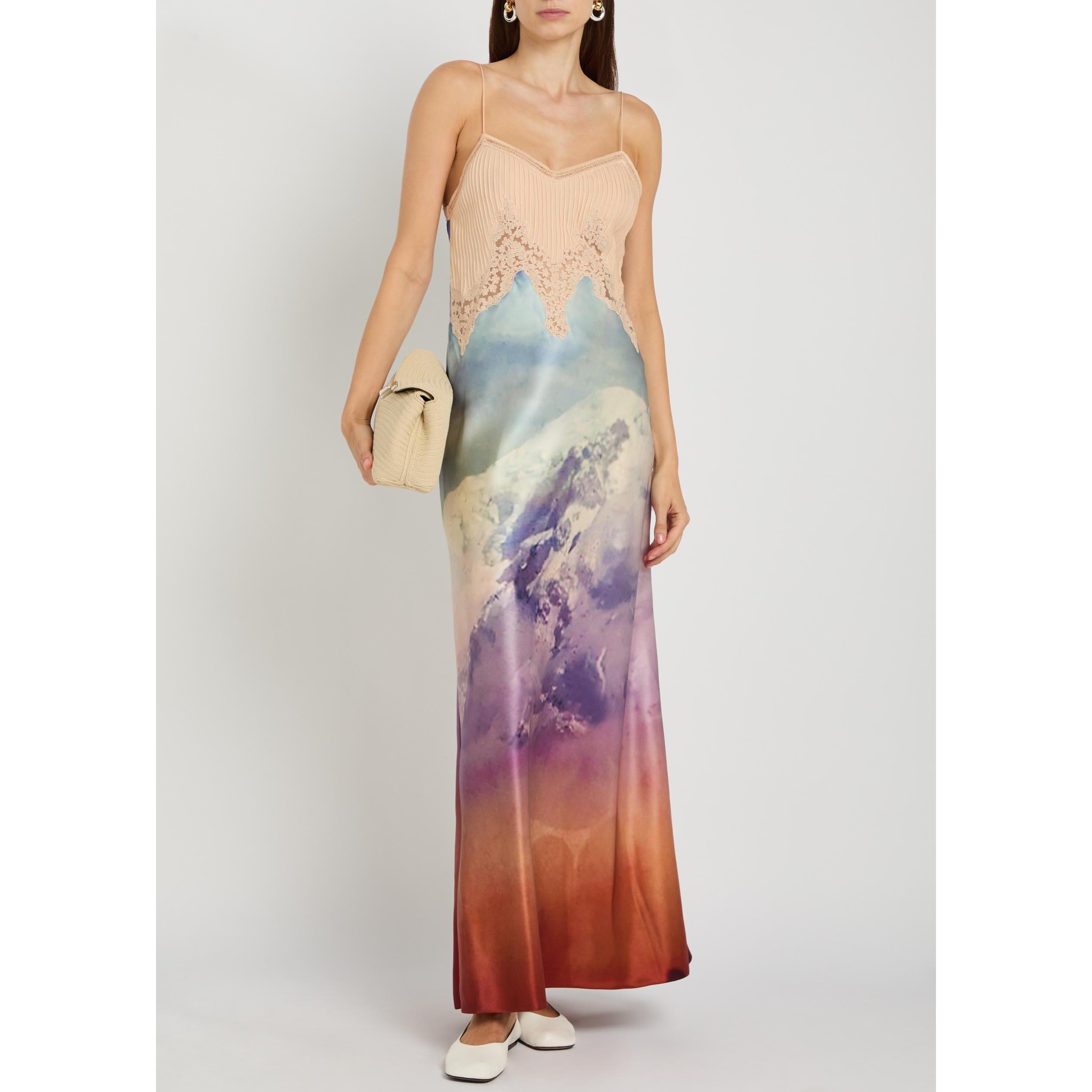 RED AND OTHER - Gabriela Hearst - Women's Adolphine Silk Maxi Dress - 5