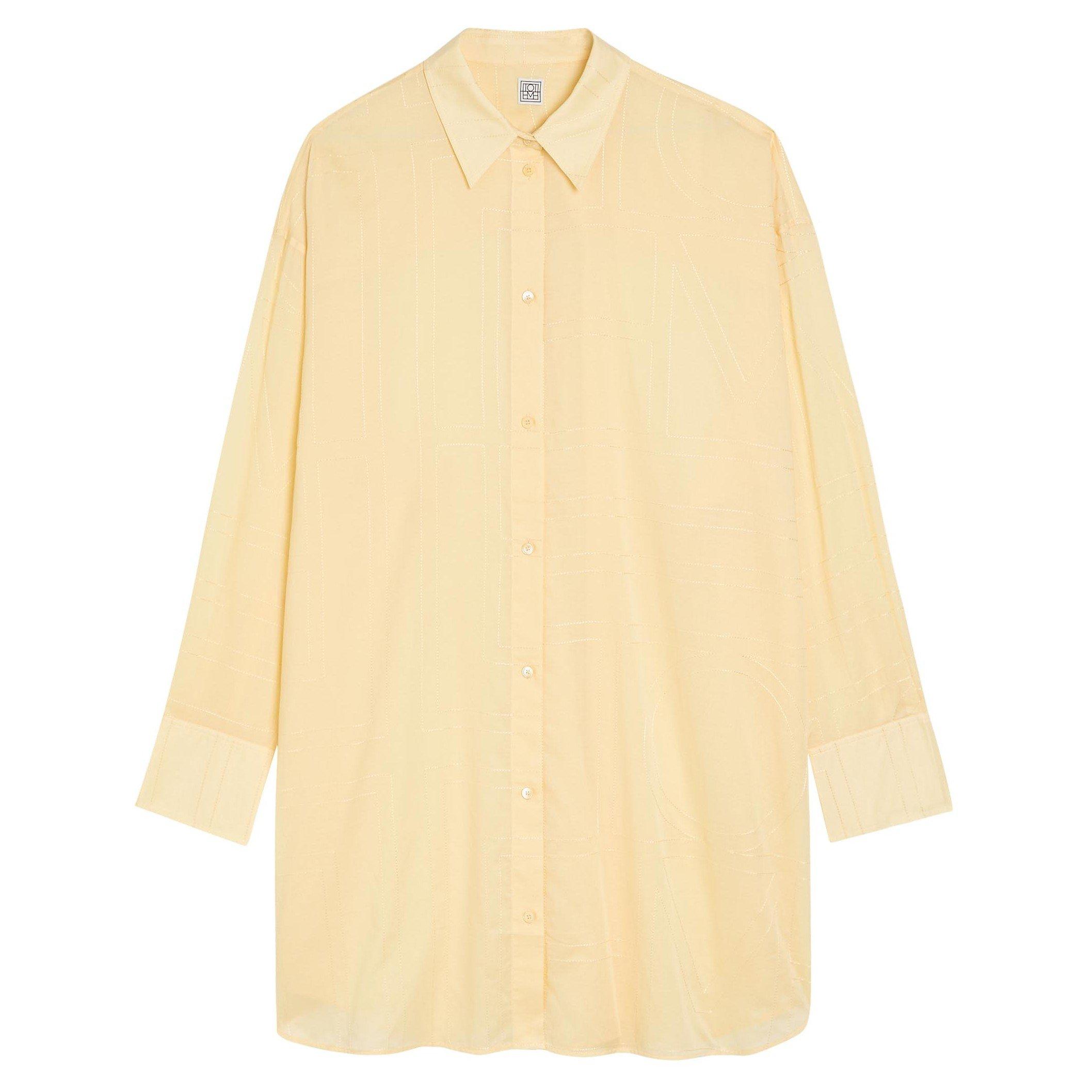 YELLOW - Toteme - LONG SUMMER SHIRT - 1