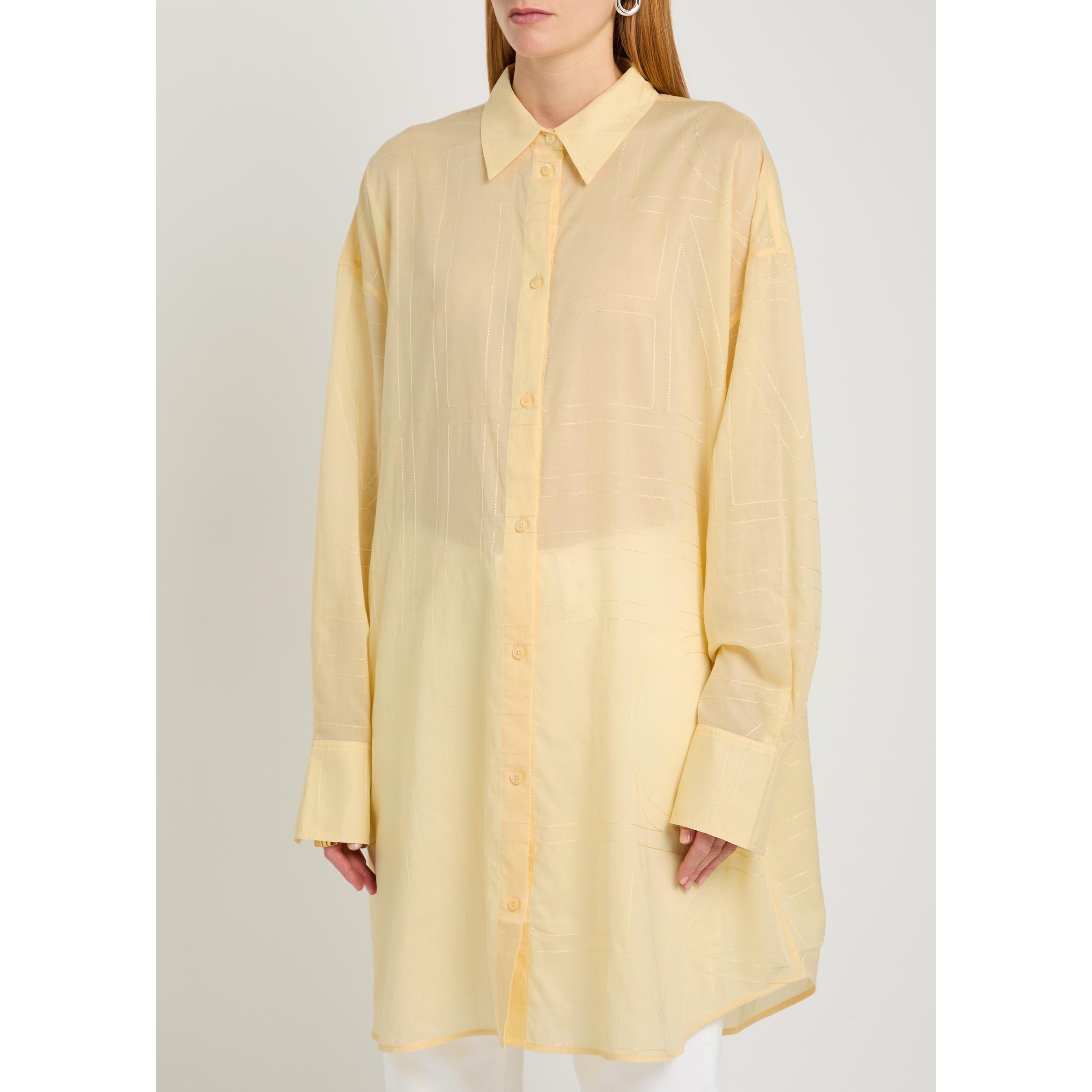 YELLOW - Toteme - LONG SUMMER SHIRT - 2