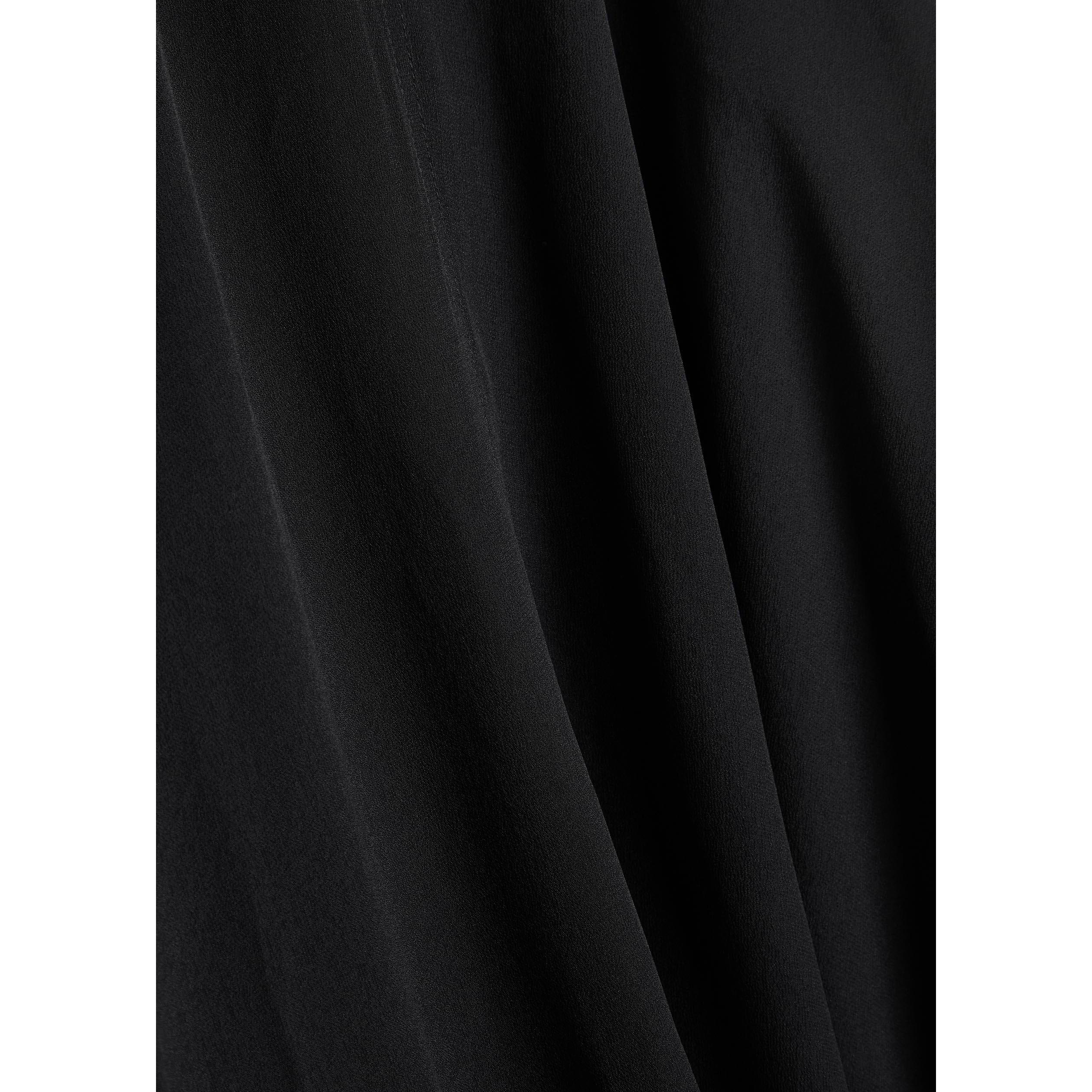 BLACK - Toteme - Women's Round-Neck Viscose Maxi Dress - 4