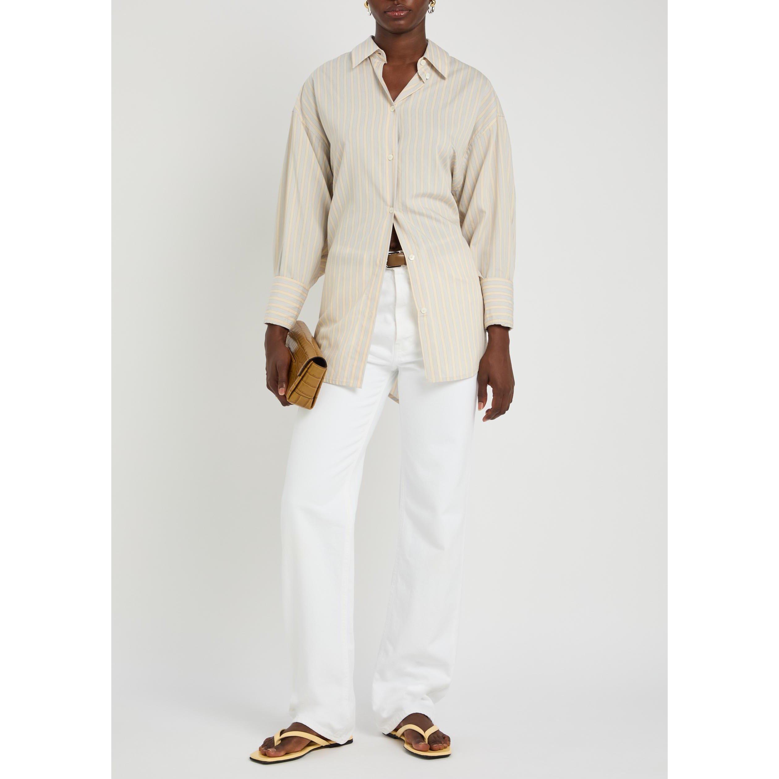 YELLOW AND OTHE - Toteme - OVERSIZED STRIPED SHIRT - 5