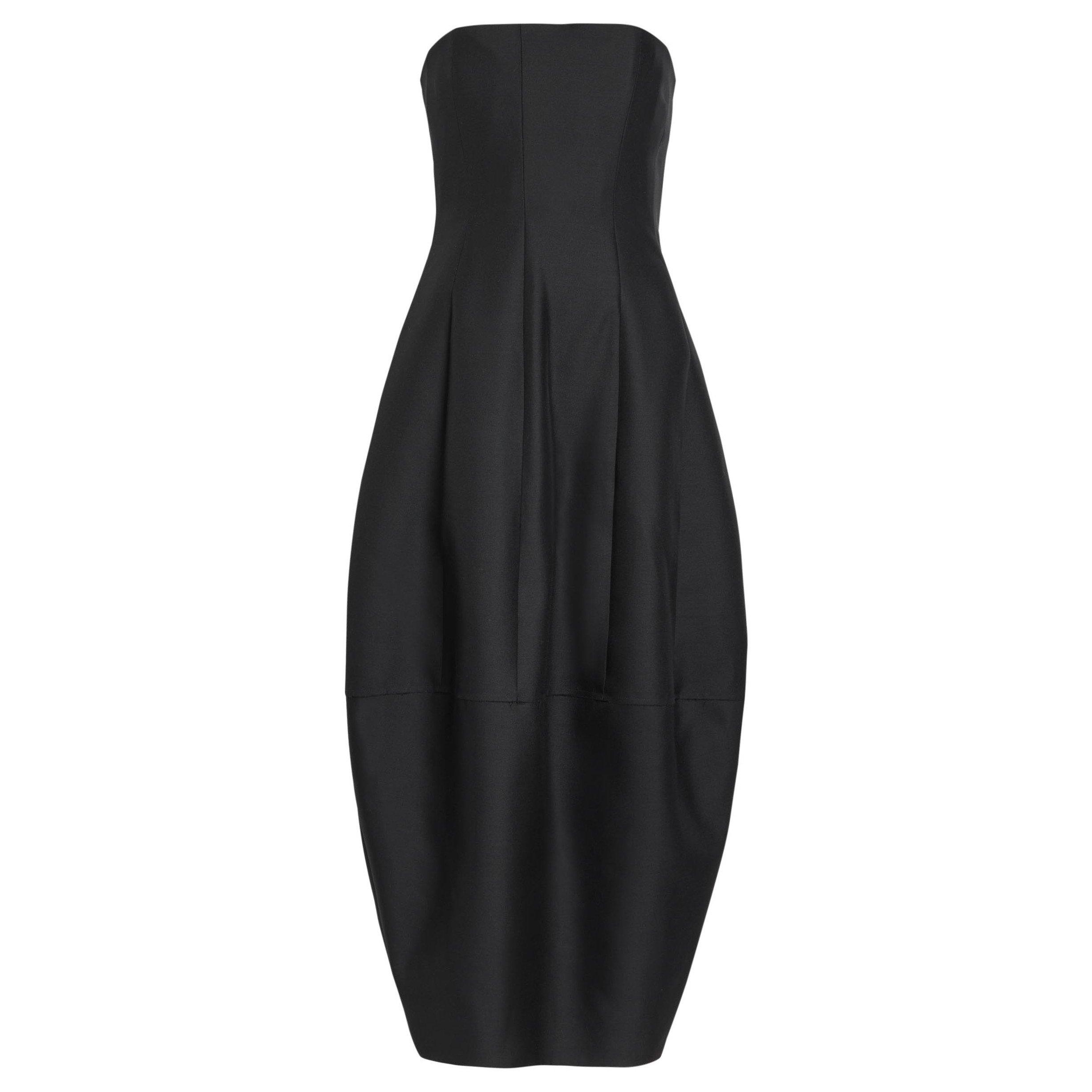 BLACK - Khaite - Women's Stela Wool Corset Dress - 1