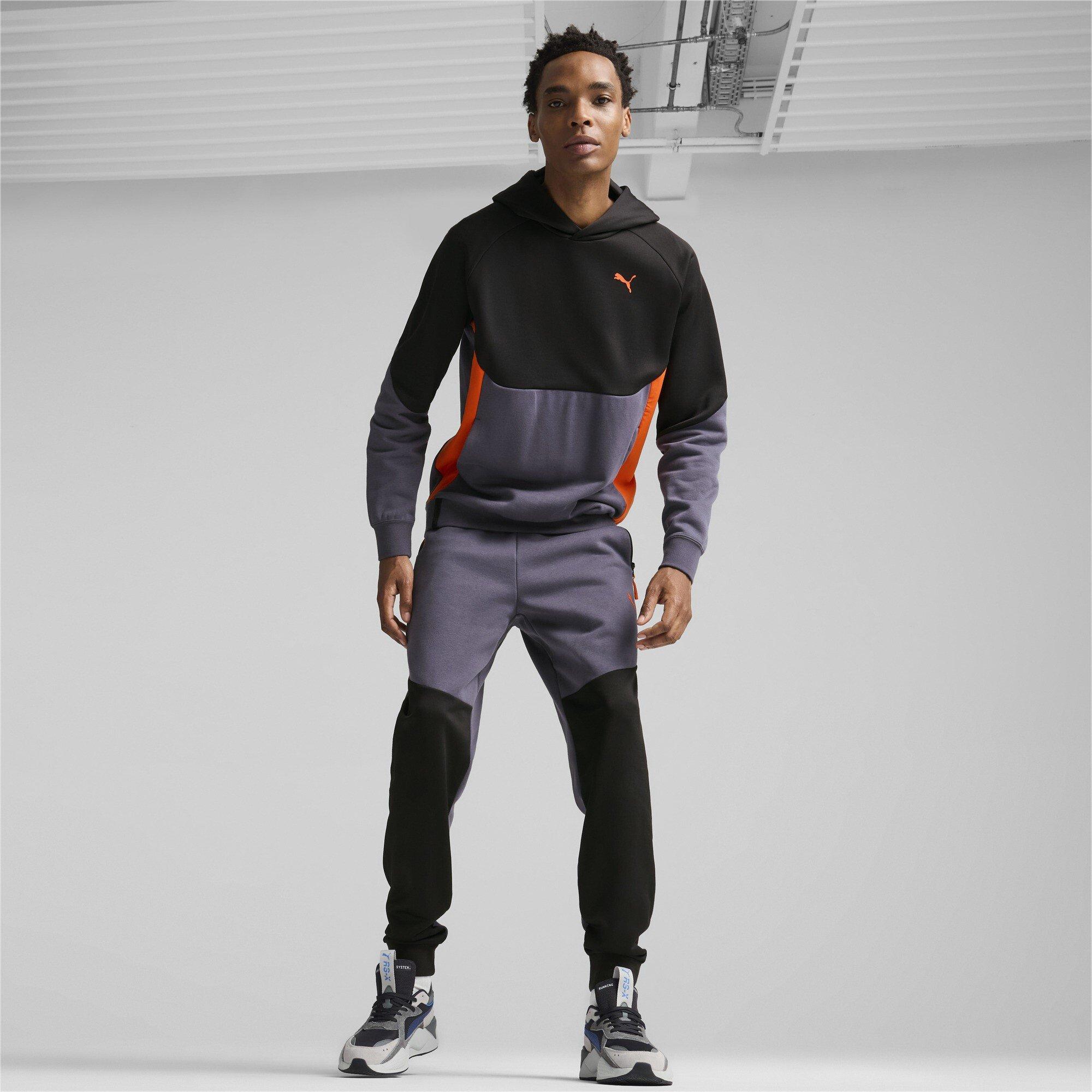 Galactic Grey - Puma - PUMATECH Closed Hem Fleece Joggers - 4