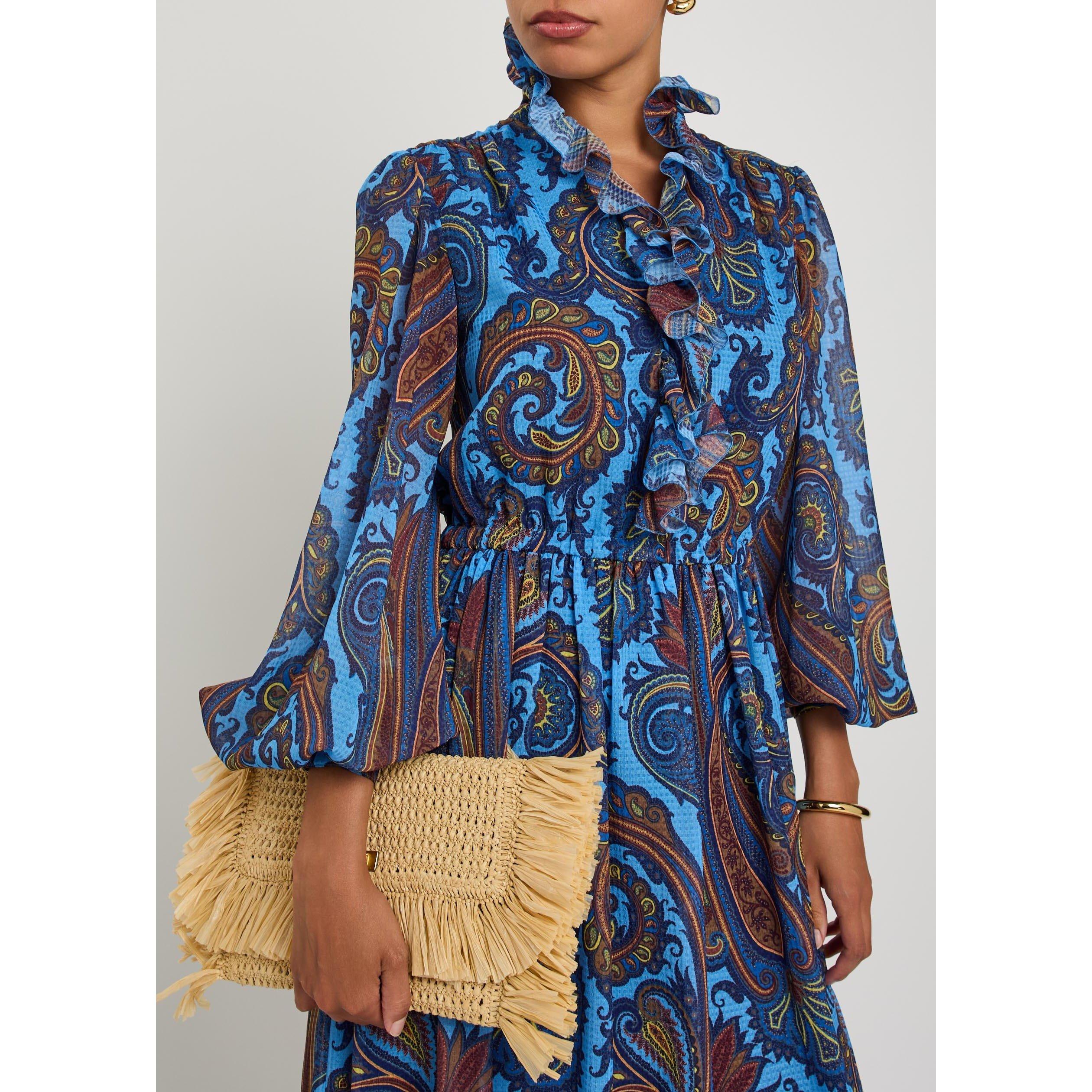 MULTICOLOURED - Etro - Women's Paisley Maxi Dress - 4
