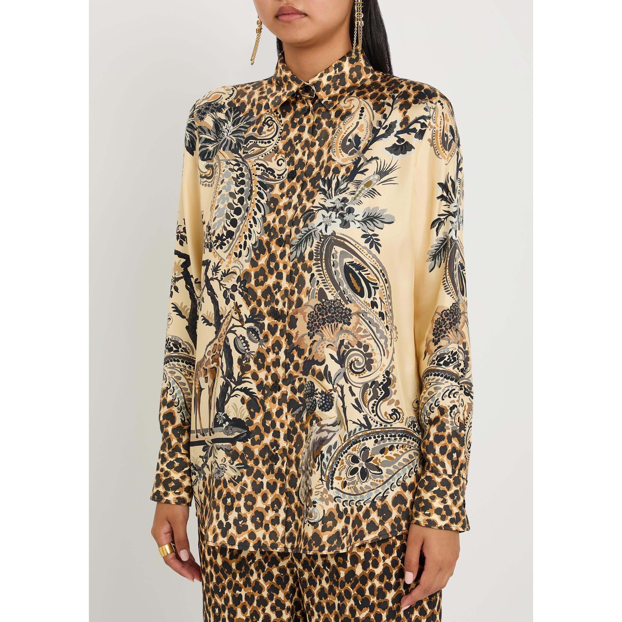 MULTICOLOURED - Etro - Women's Silk Long-Sleeve Patterned Shirt - 2