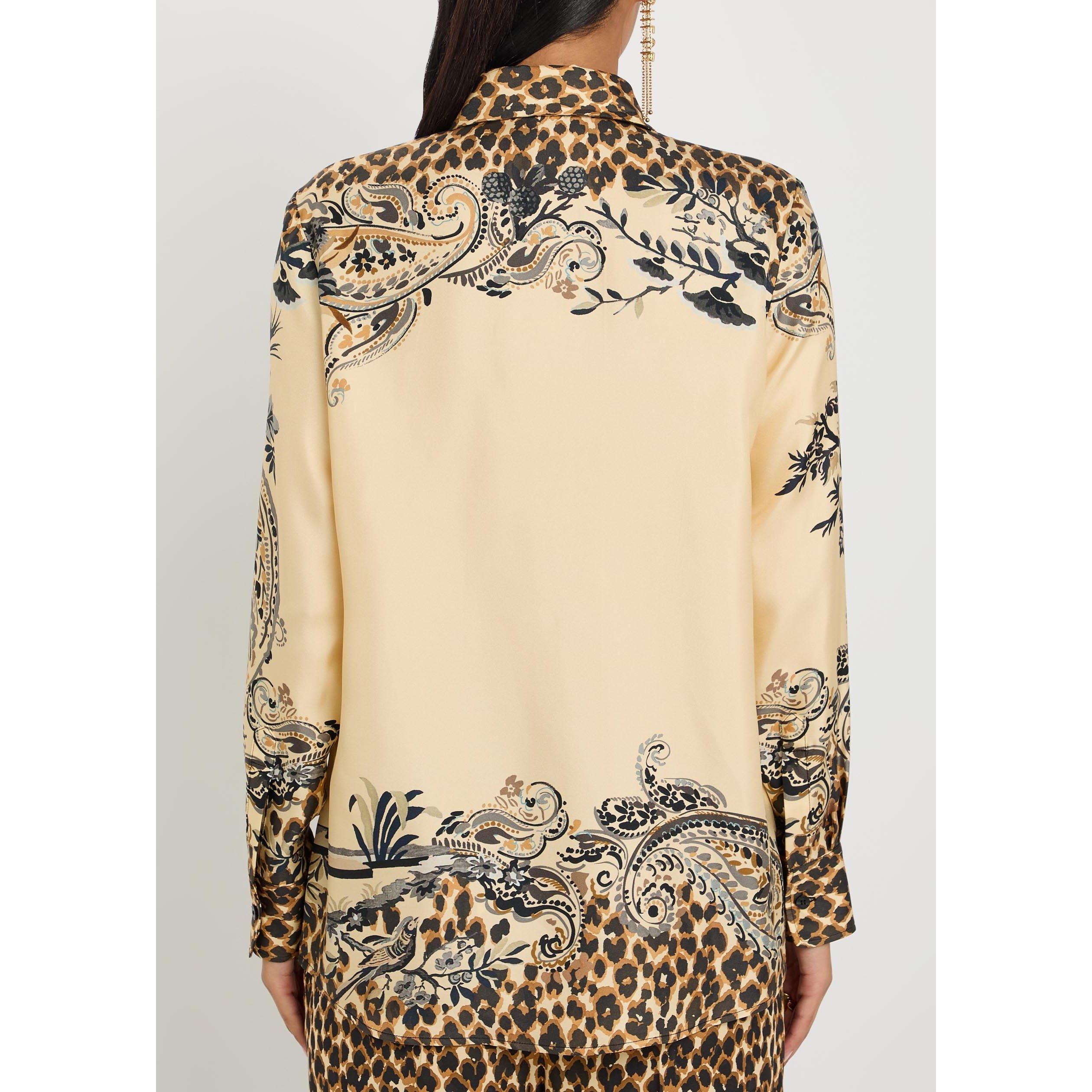 MULTICOLOURED - Etro - Women's Silk Long-Sleeve Patterned Shirt - 3
