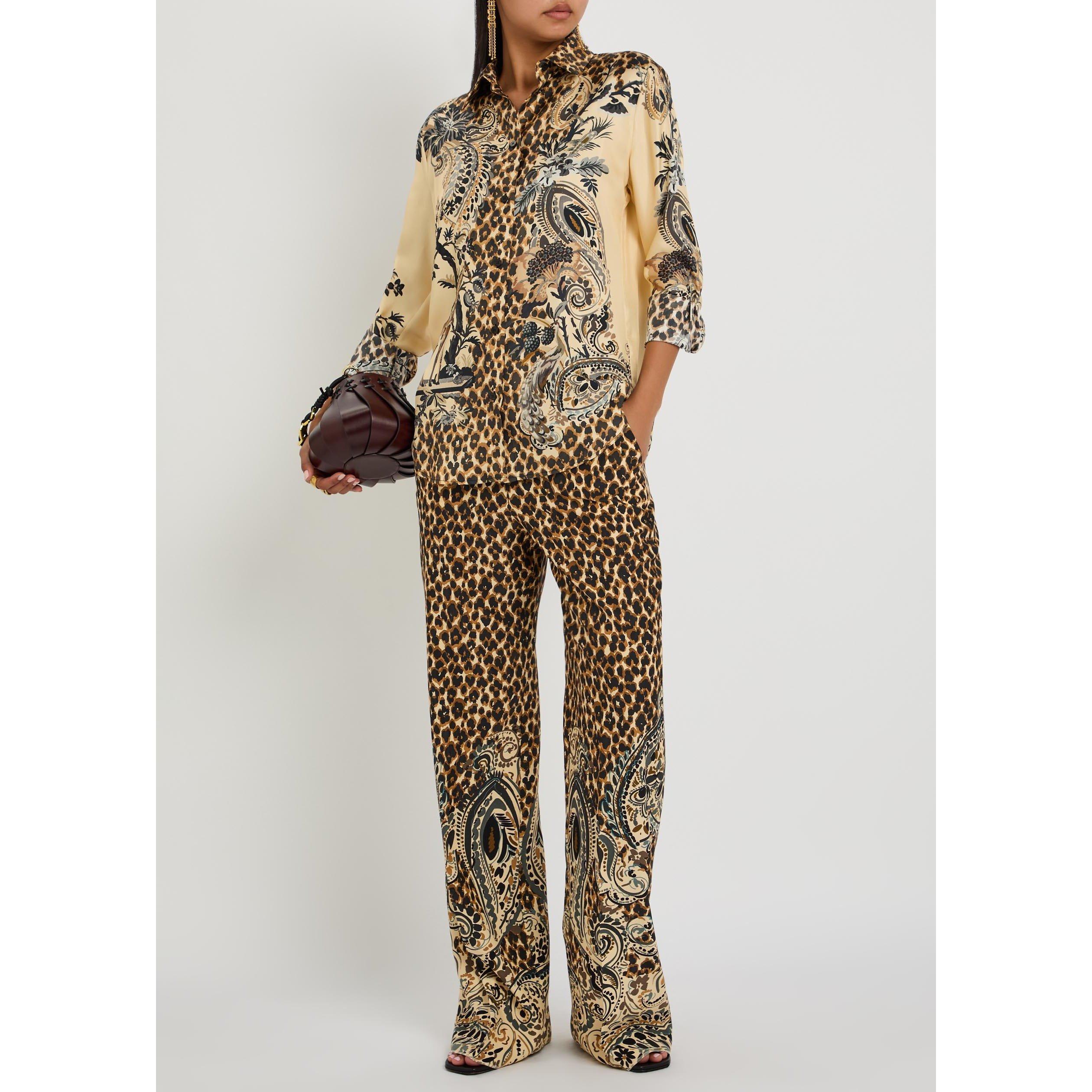 MULTICOLOURED - Etro - Women's Silk Long-Sleeve Patterned Shirt - 5