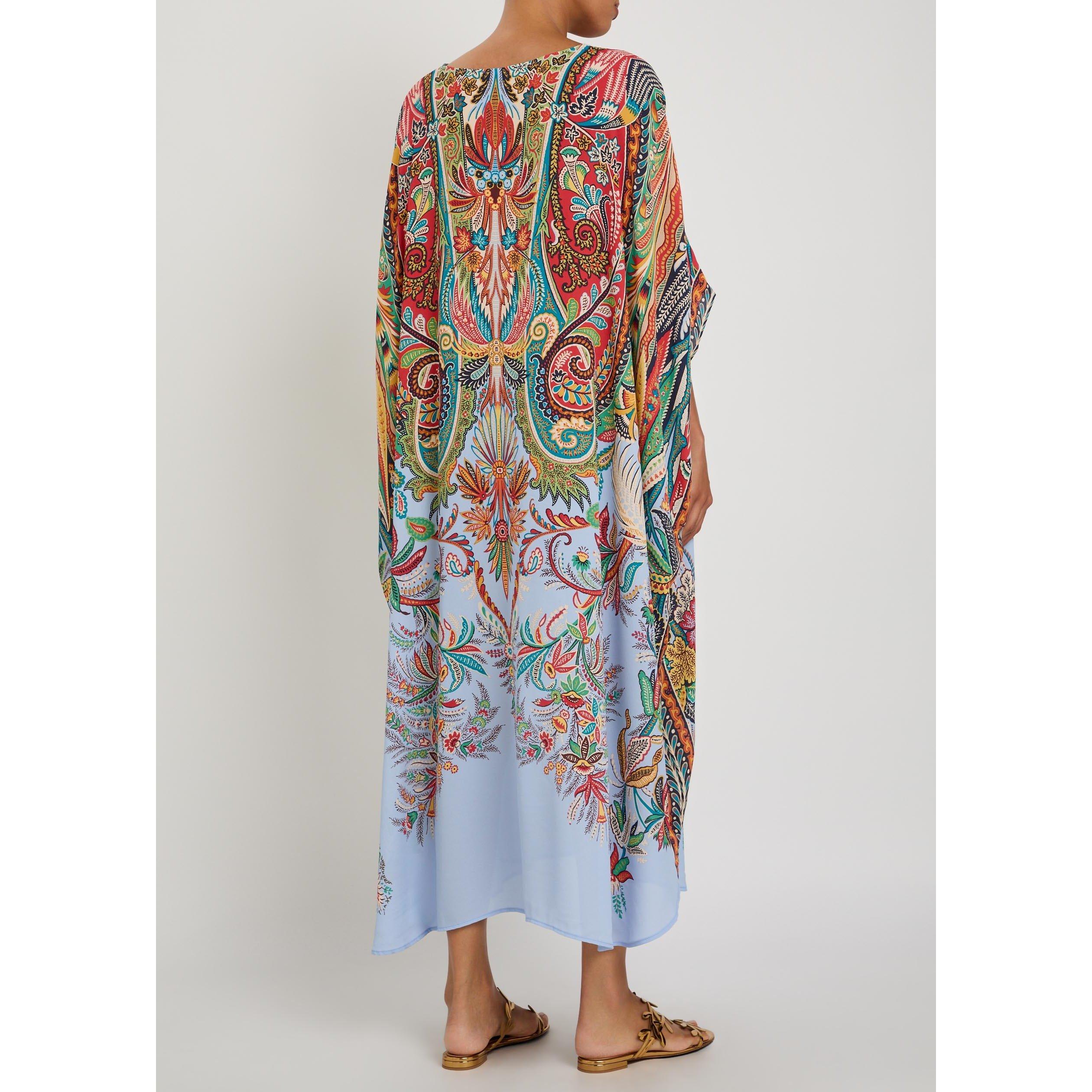 MULTICOLOURED - Etro - WOMENS MAXI TUNIC BEACH DRESS - 3