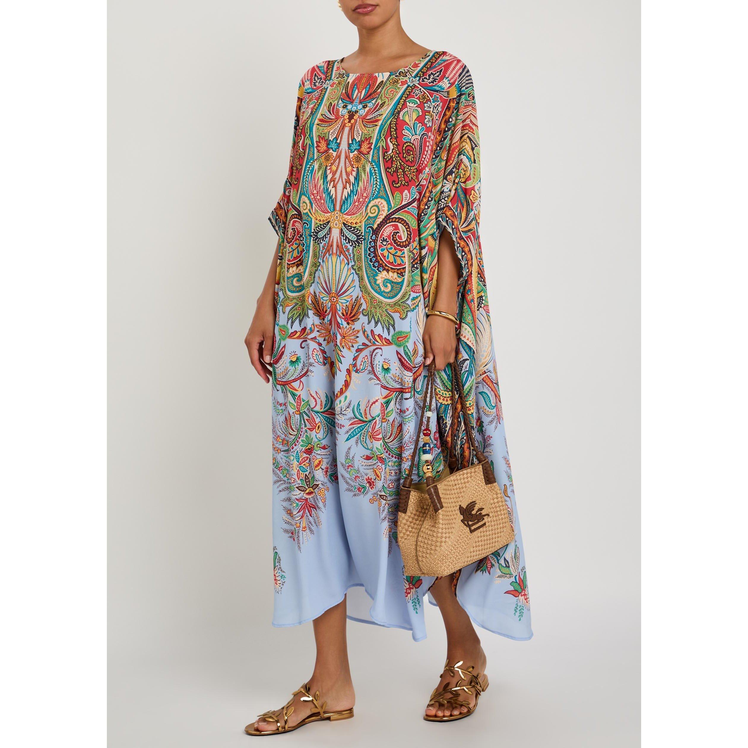 MULTICOLOURED - Etro - WOMENS MAXI TUNIC BEACH DRESS - 5
