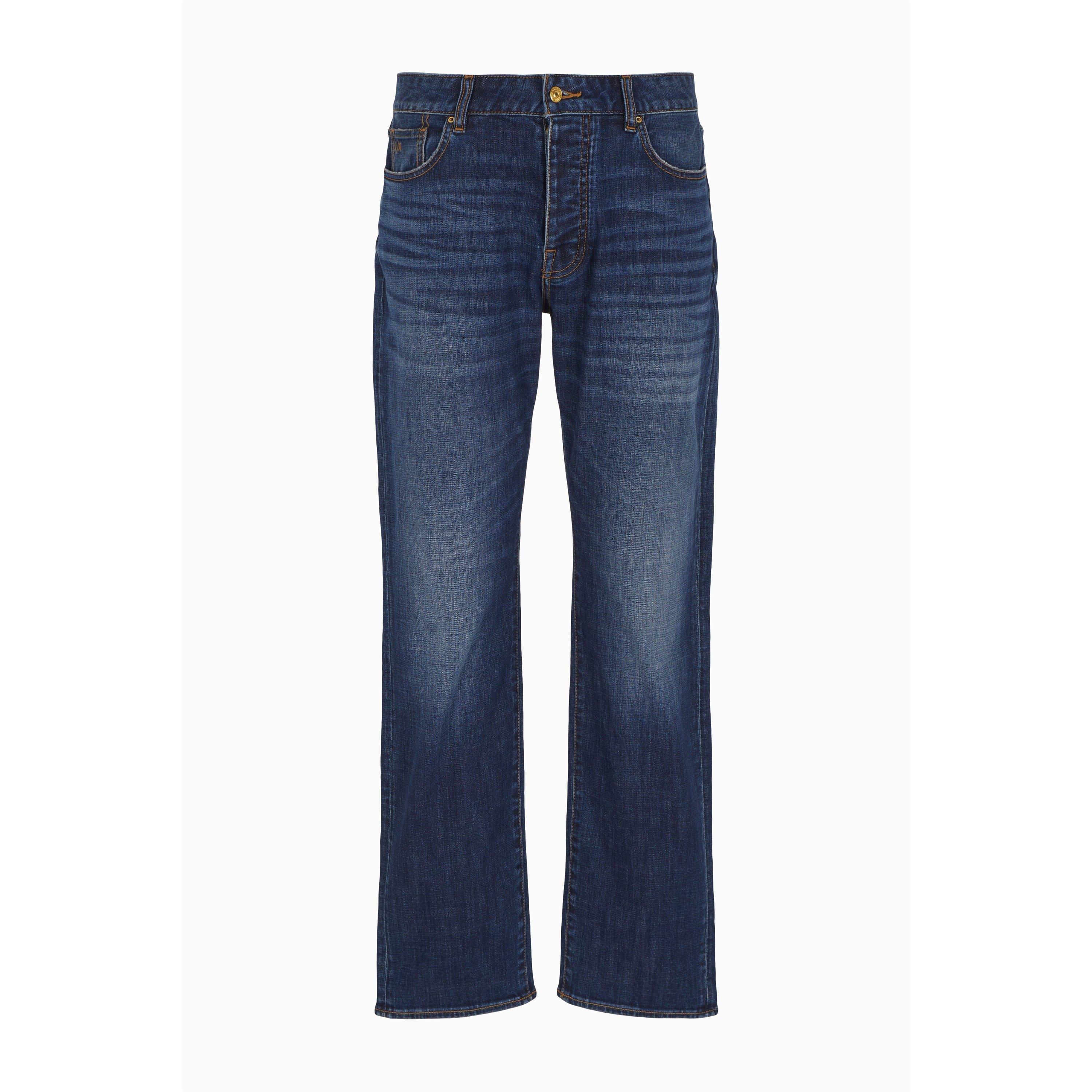 Donkerblauw 1500 - Armani Exchange - Men's Straight Leg Jeans - 1