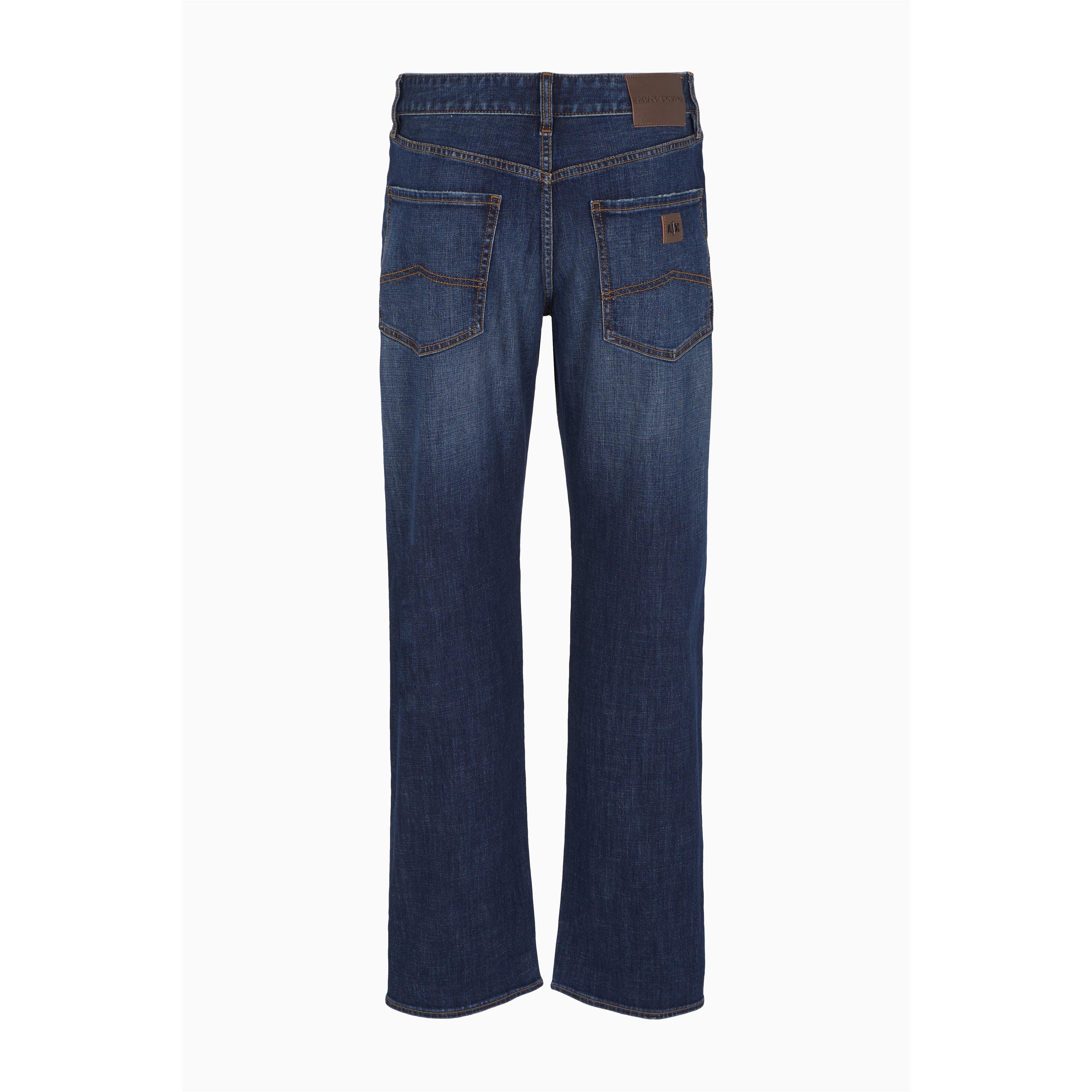 Donkerblauw 1500 - Armani Exchange - Men's Straight Leg Jeans - 4