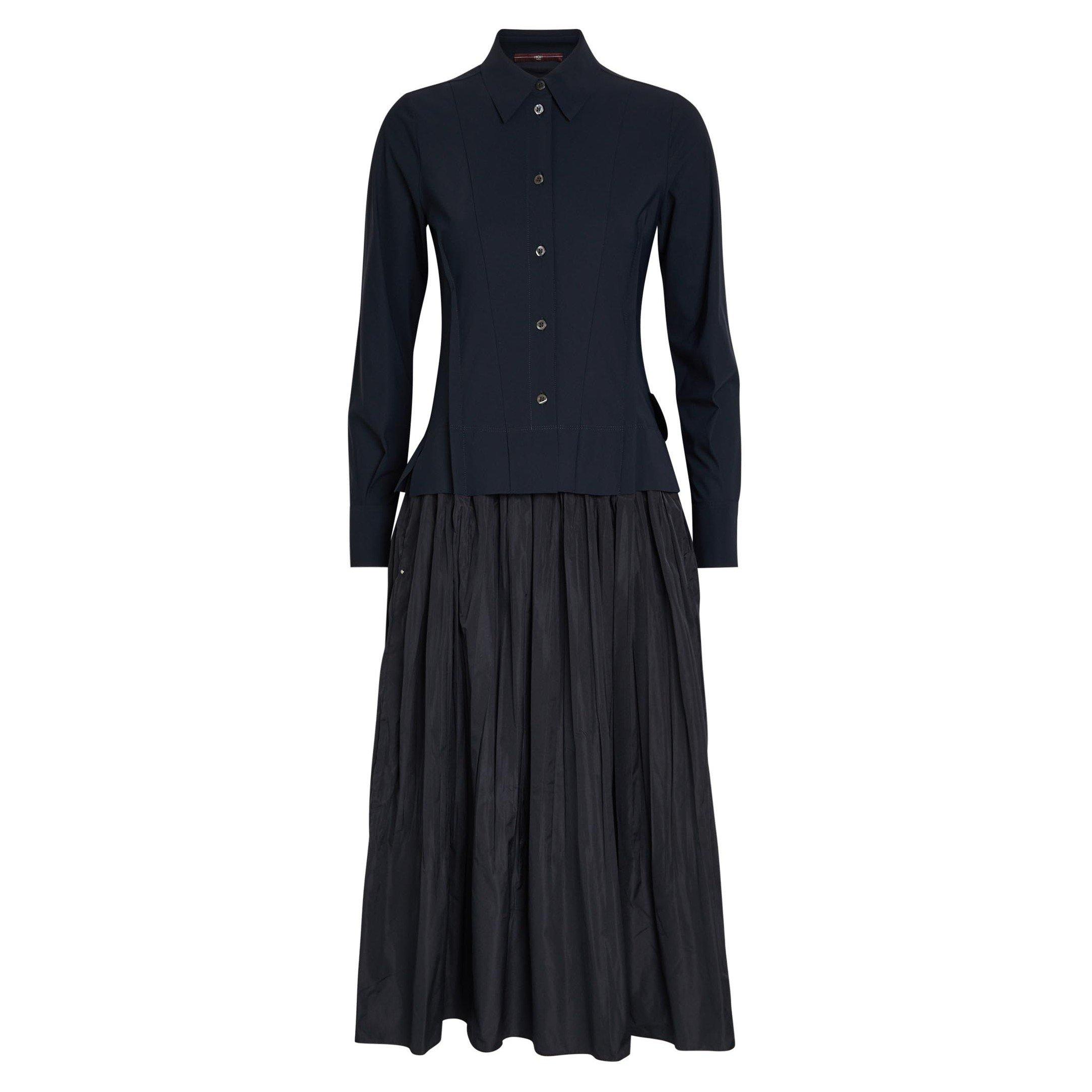 NAVY - High - LS LS HABIT TAFFETA SHIRT